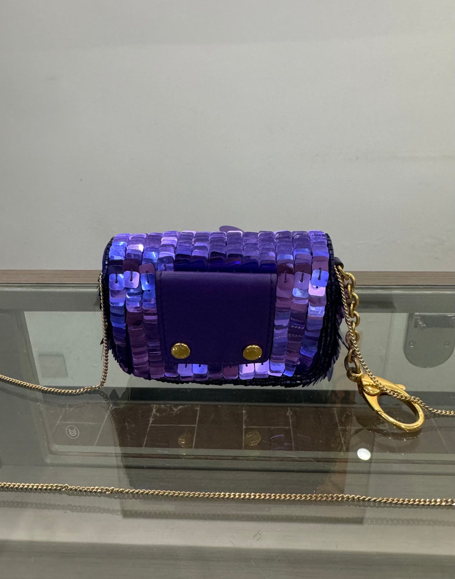 Fendi - Baguette Mini - Sequins - Purple - (mini)