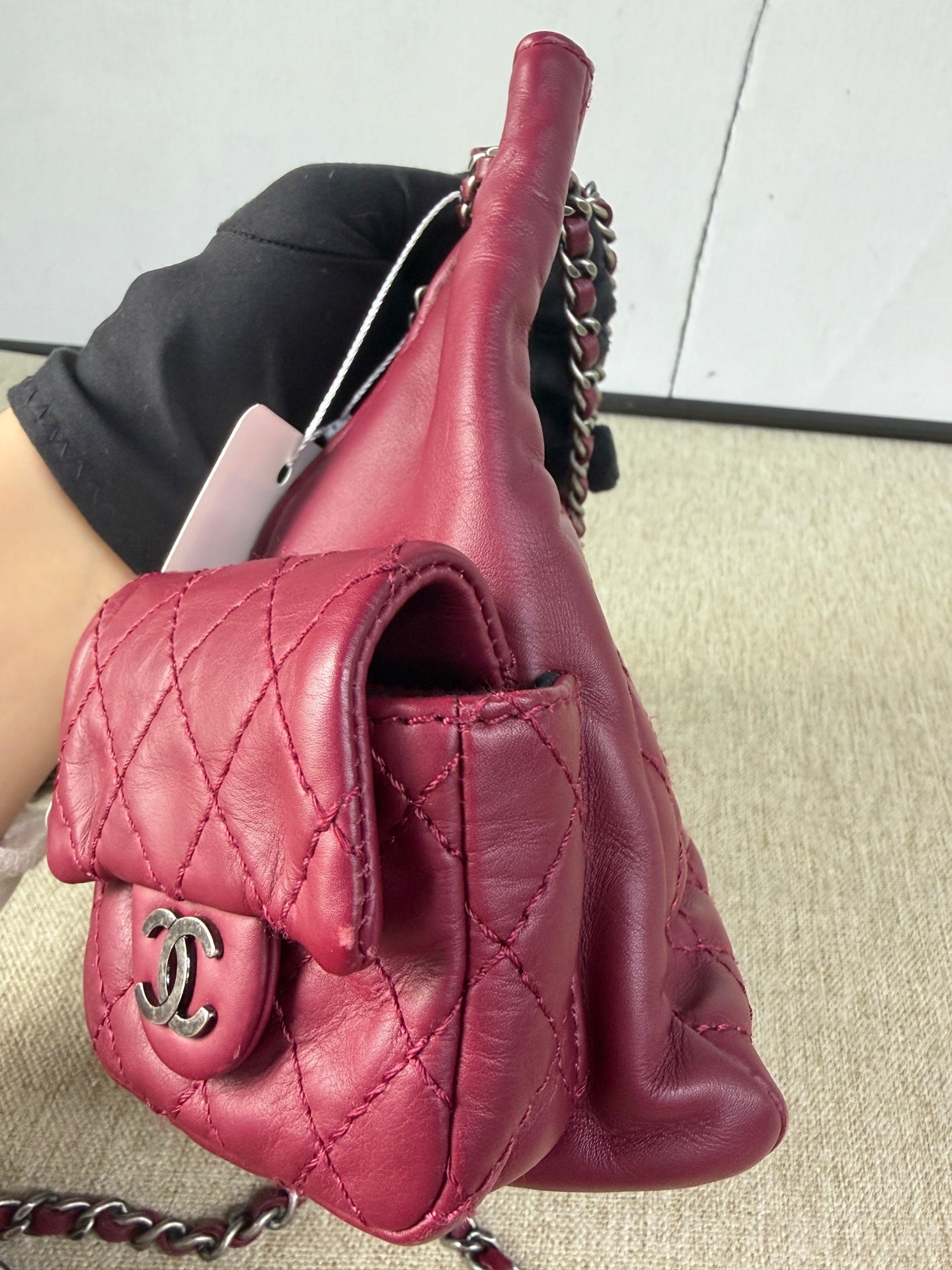 Chanel - Mini Frog Backpack - Calfskin leather - Purple - (mini)