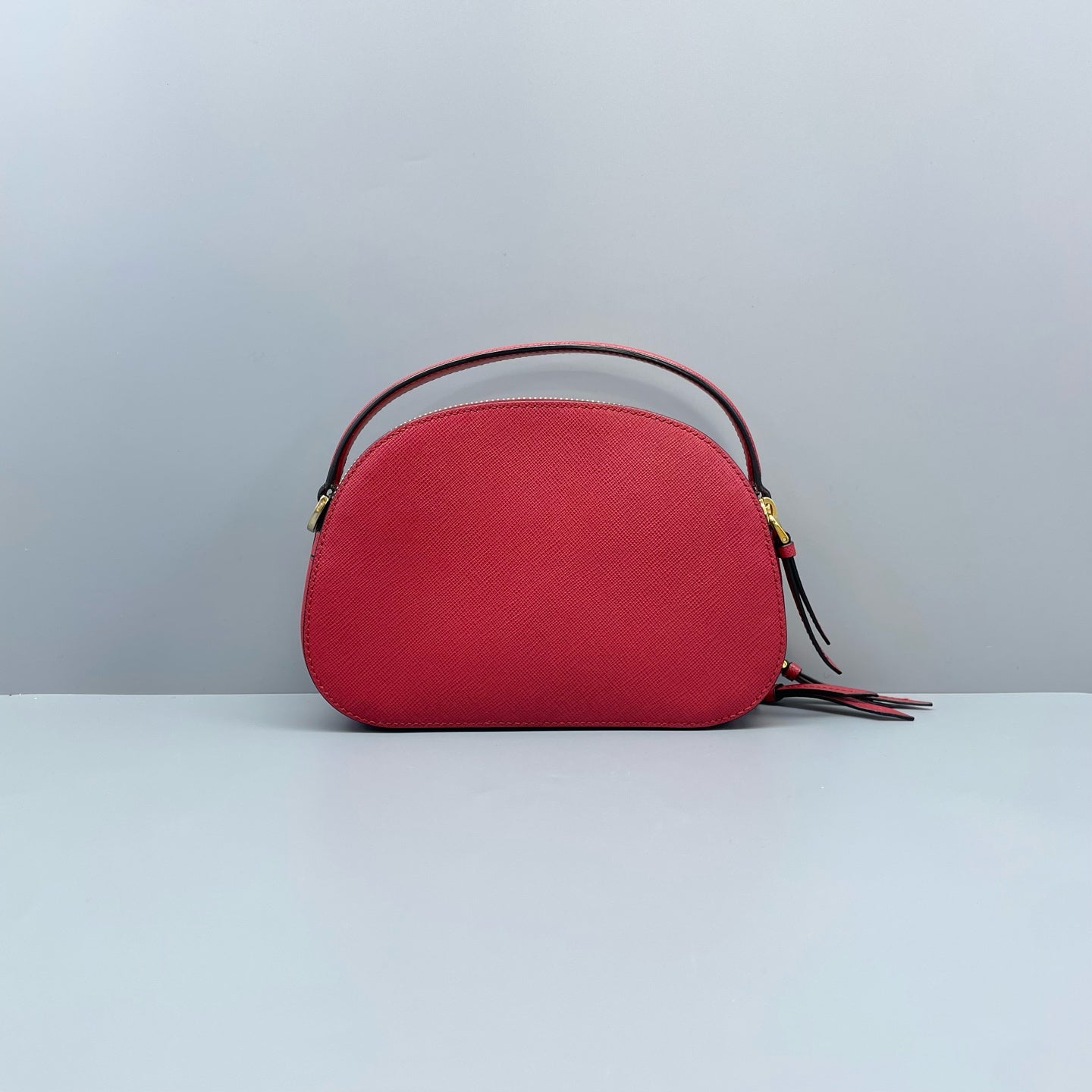 Prada - Odette Half-Moon Bag - Saffiano leather - Red - (mini)