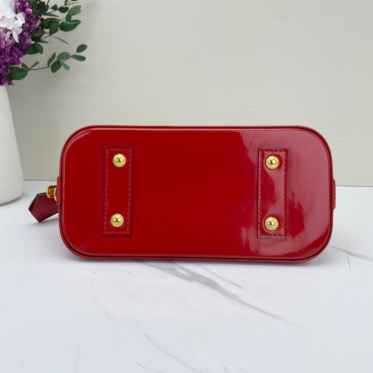 Louis Vuitton - Alma BB - Patent leather - Red - (mini)