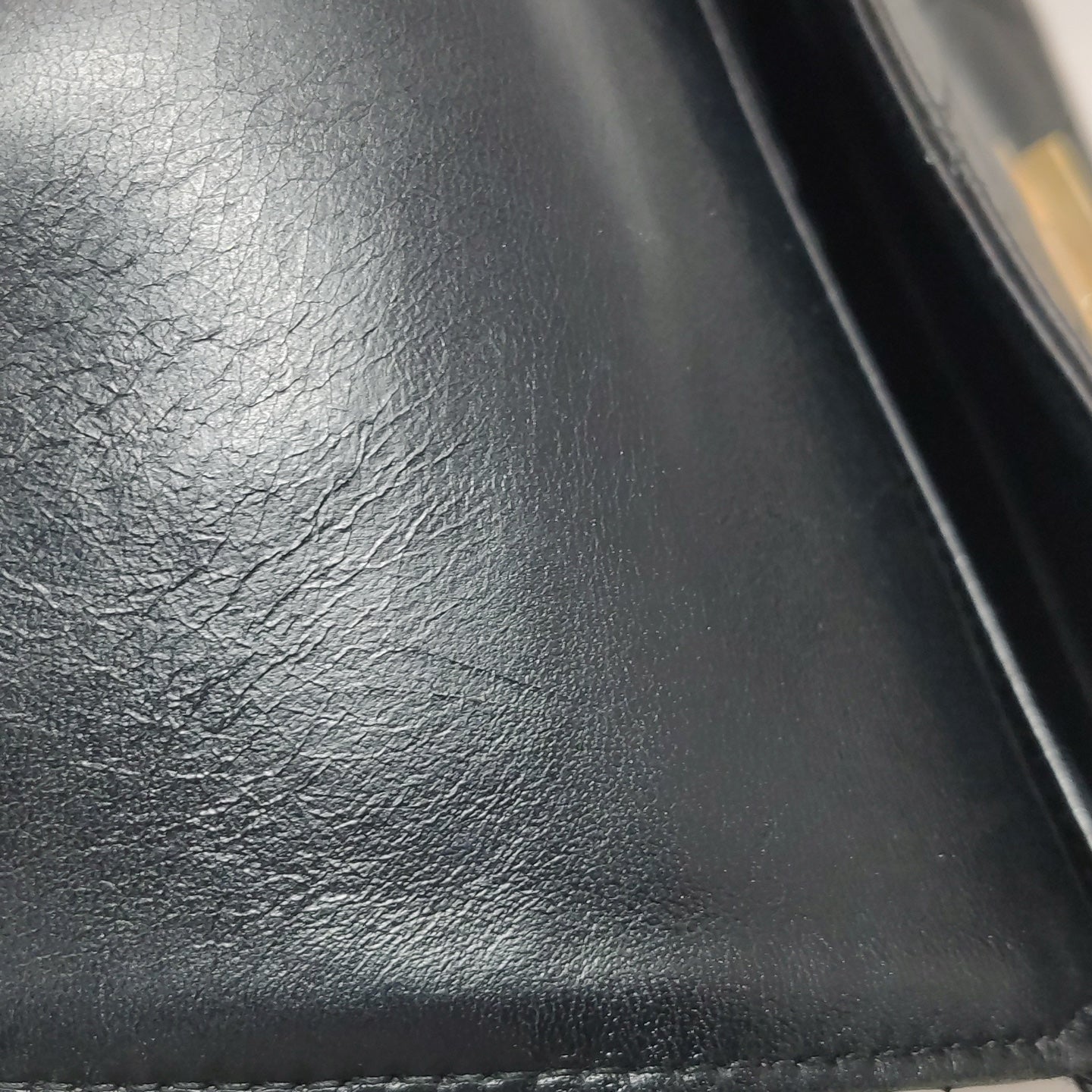 Dior - Cannage Chain Flap Bag - Leather - Black - (mini)