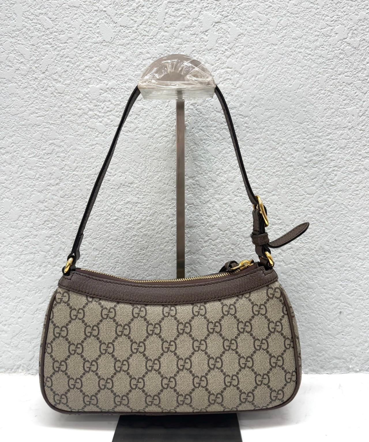 Gucci - Ophidia GG Supreme Mini Shoulder Bag - GG Supreme canvas with leather trim - Beige - (Mini)