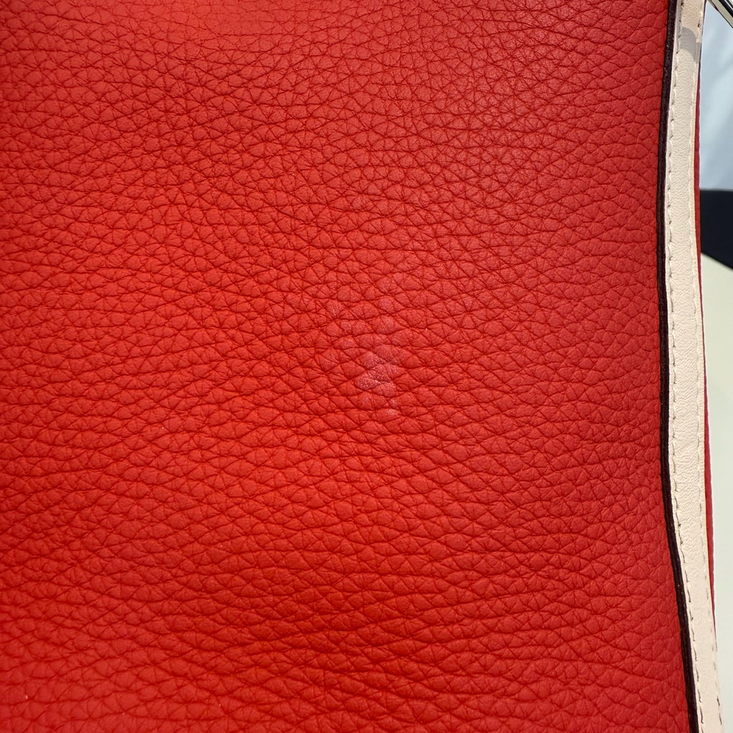 Hermès - Picotin Lock 18 - Leather - Red with Beige contrast - (mini)