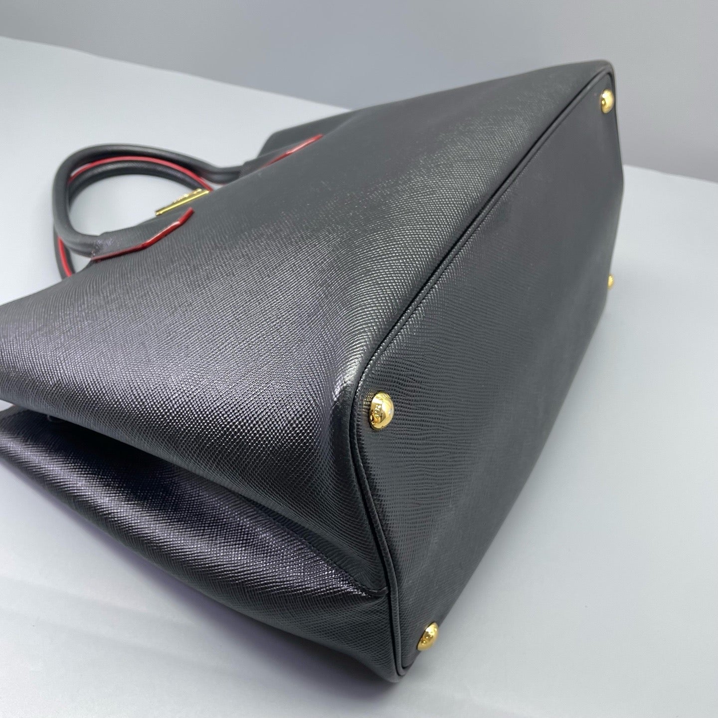 Prada - Double Tote Bag - Saffiano leather - Black - (medium)