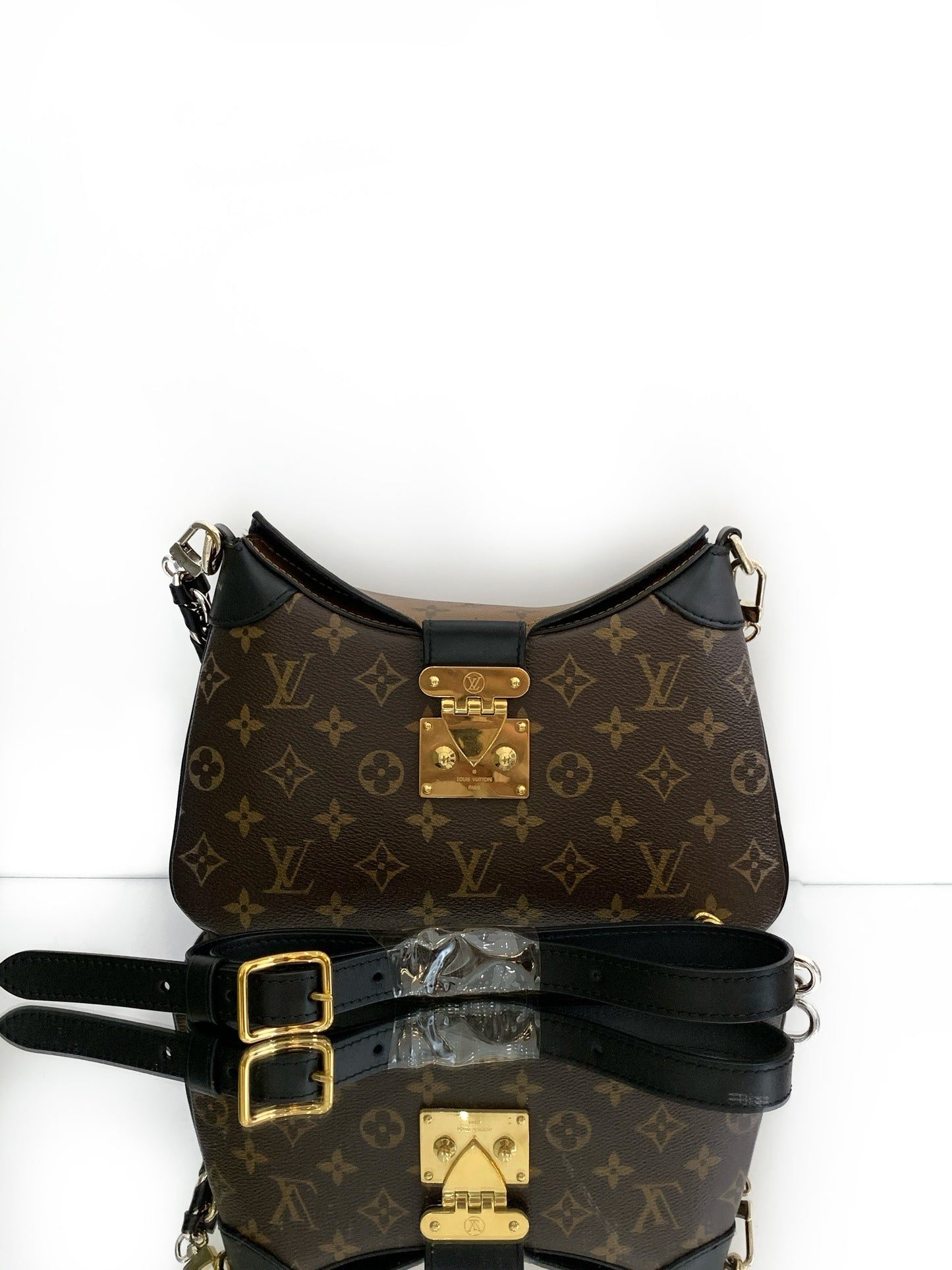 Louis Vuitton - Twinny - Monogram coated canvas with leather trim - Brown - (medium)