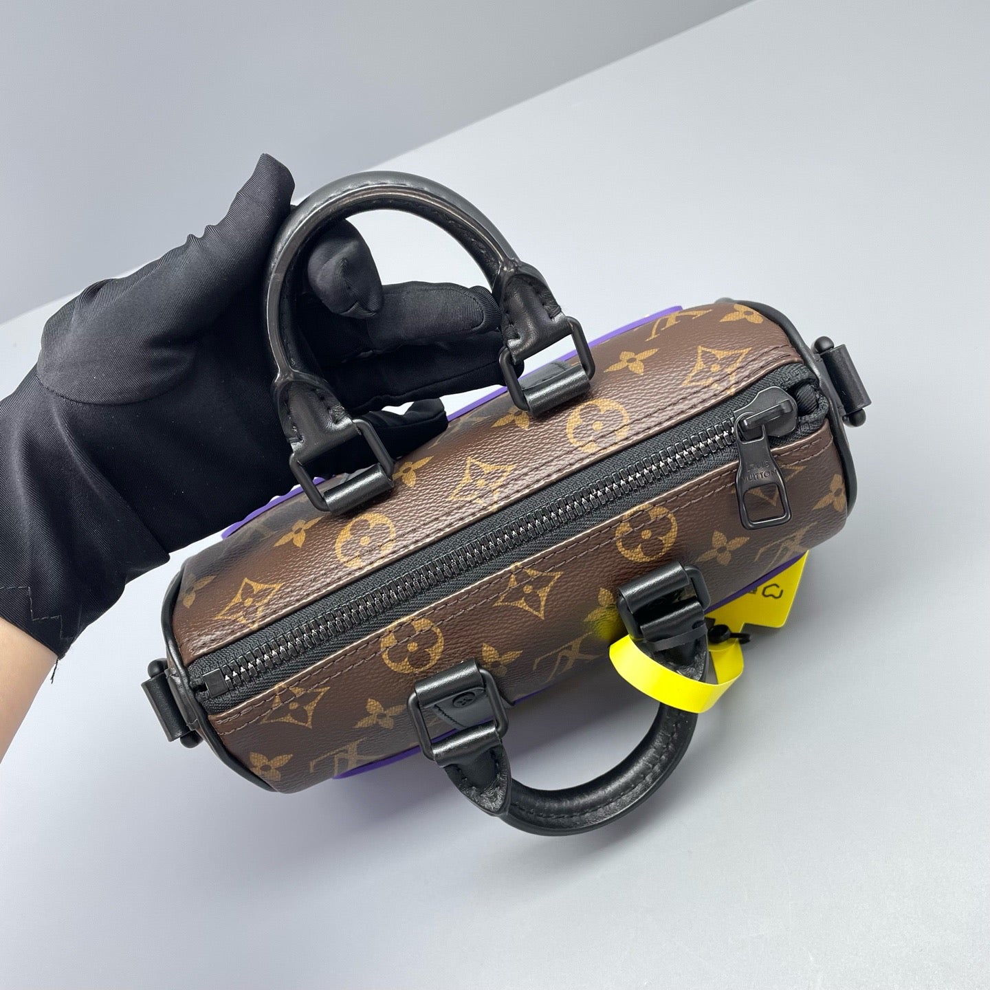 Louis Vuitton - Keepall Bandoulière XS Show Model - Monogram coated canvas with leather trims and rubber details - Brown, Black, Purple, Yellow - (mini)