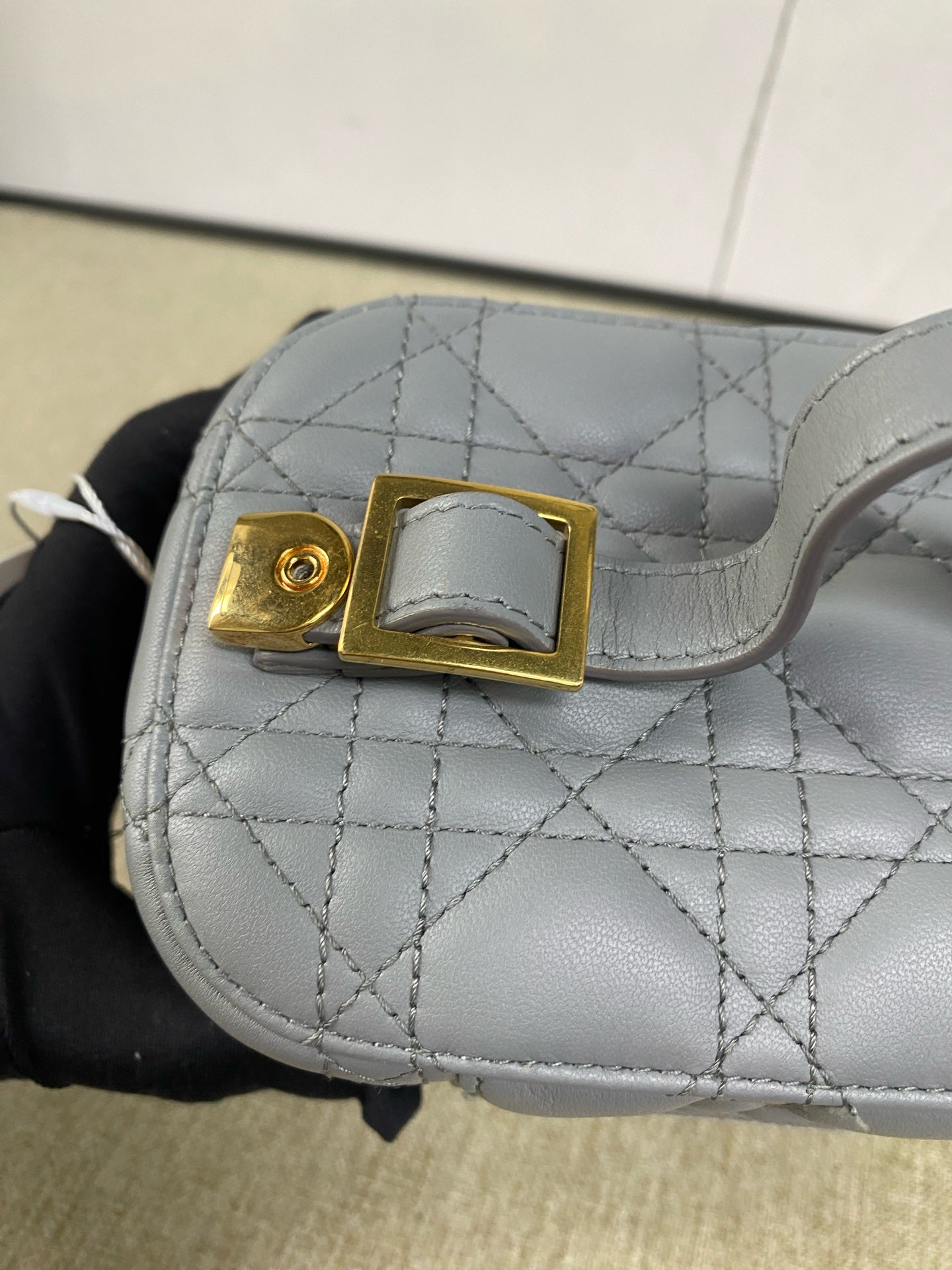 Dior - Travel Vanity Case Small - Lambskin leather and textile - Grey - (Small)