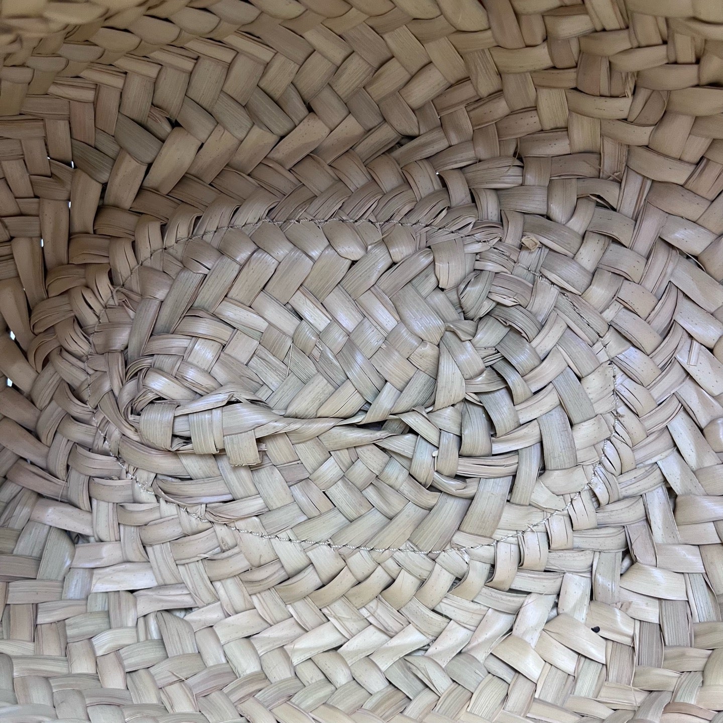 Chloe - Sense Basket Bag - Wicker and Leather - Beige with Light Purple Accents - (mini)