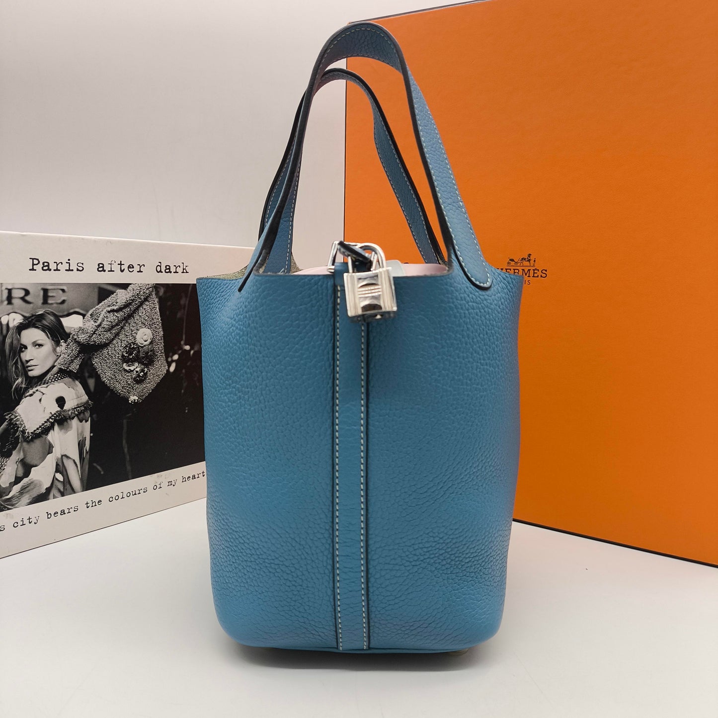 Hermès - Picotin Lock 18 - Togo leather - Blue - (Small)