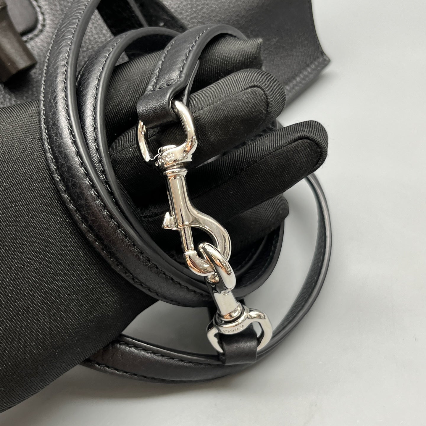 Gucci - Bamboo Shopper Tote - Grained leather - Black - (Large)