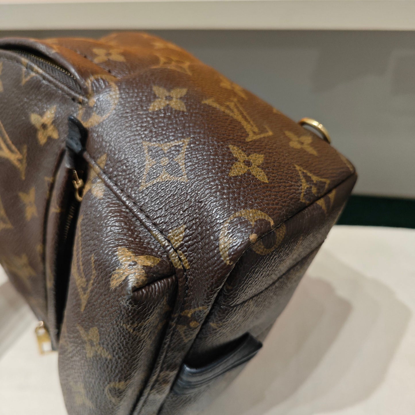 Louis Vuitton - Palm Springs Mini - Monogram coated canvas with leather trim - Brown - (mini)