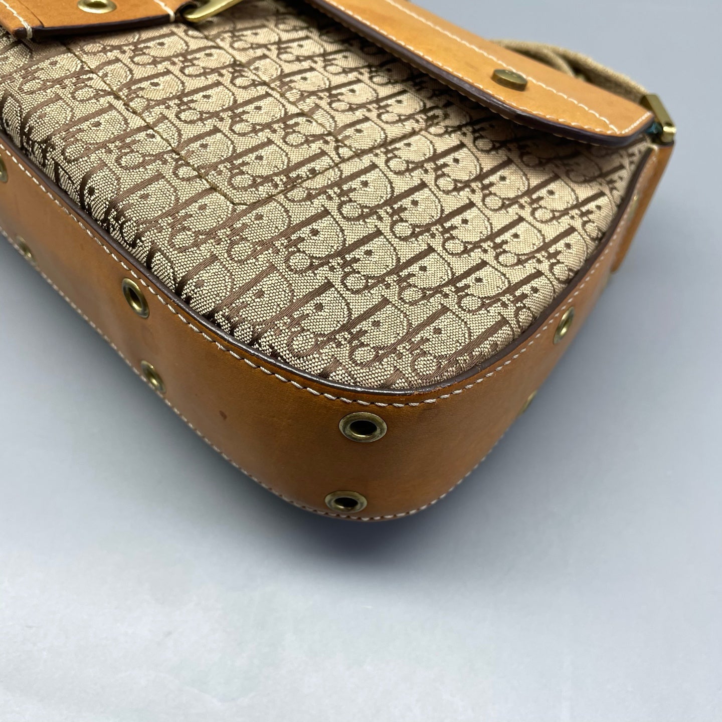 Dior - Dior Punk Oblique Shoulder Bag - Canvas and Leather - Multicolour - (small)