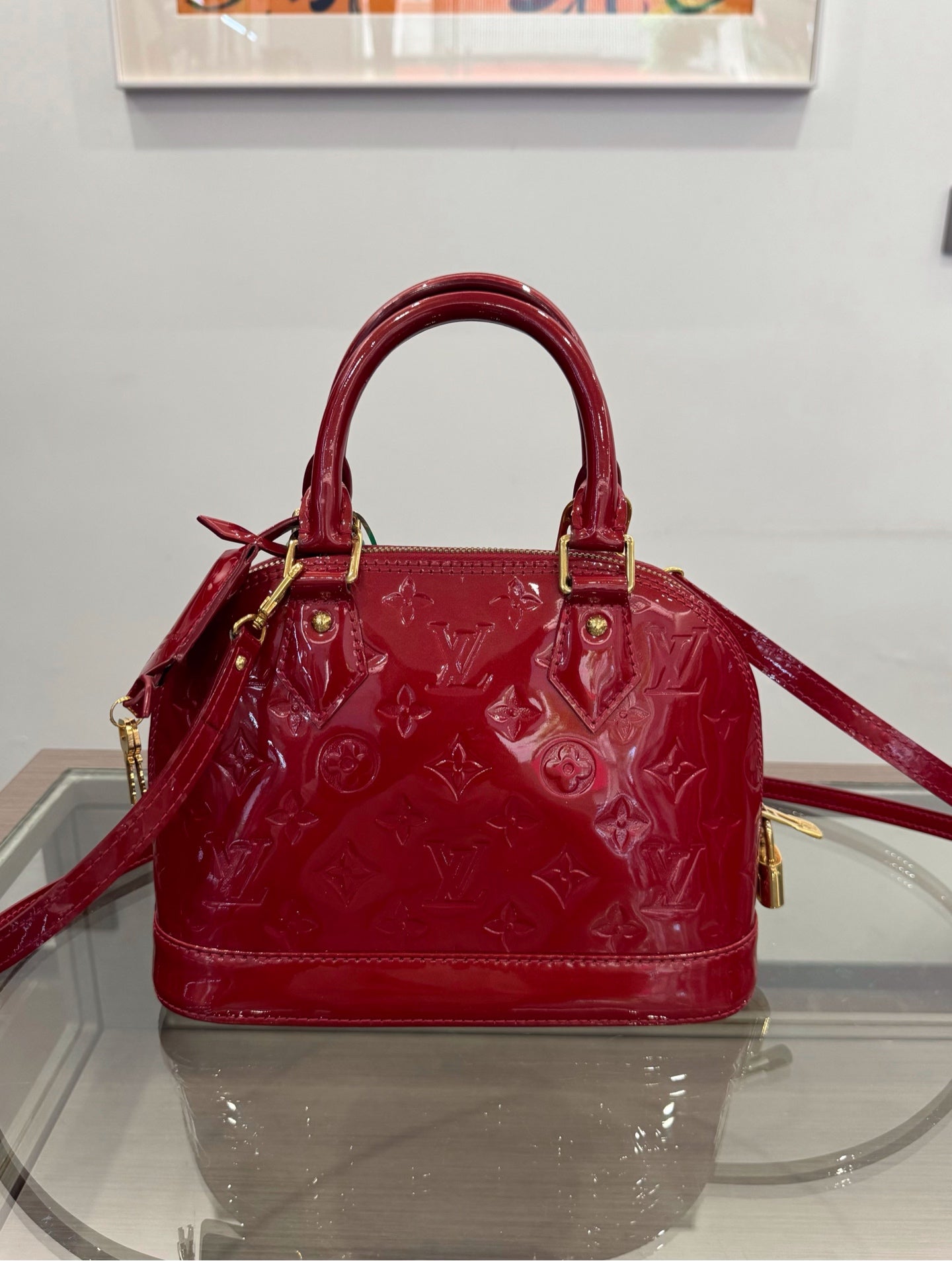 Louis Vuitton - Alma BB - Patent leather - Red - (mini)