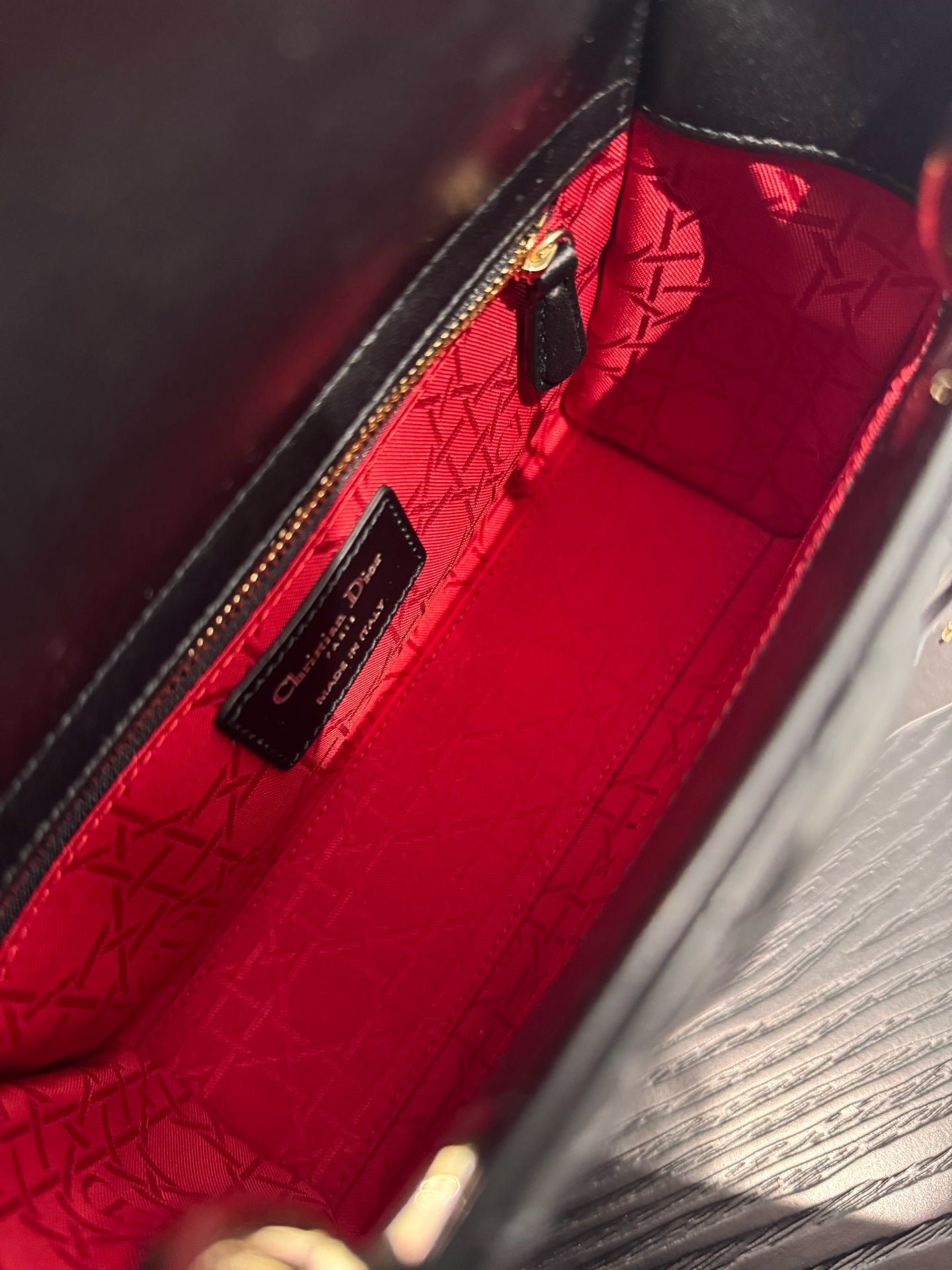 Dior - Lady Dior My ABCDior - Lambskin leather - Black - (mini)