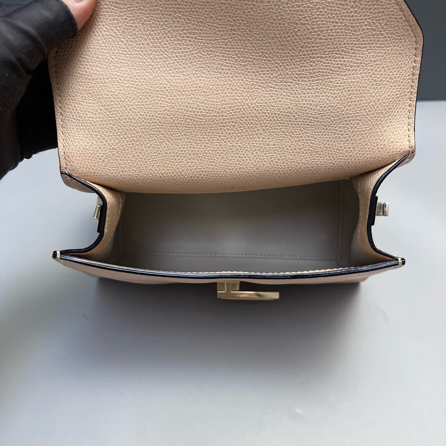 Valextra - Inside Bag - Leather - Beige - (small)