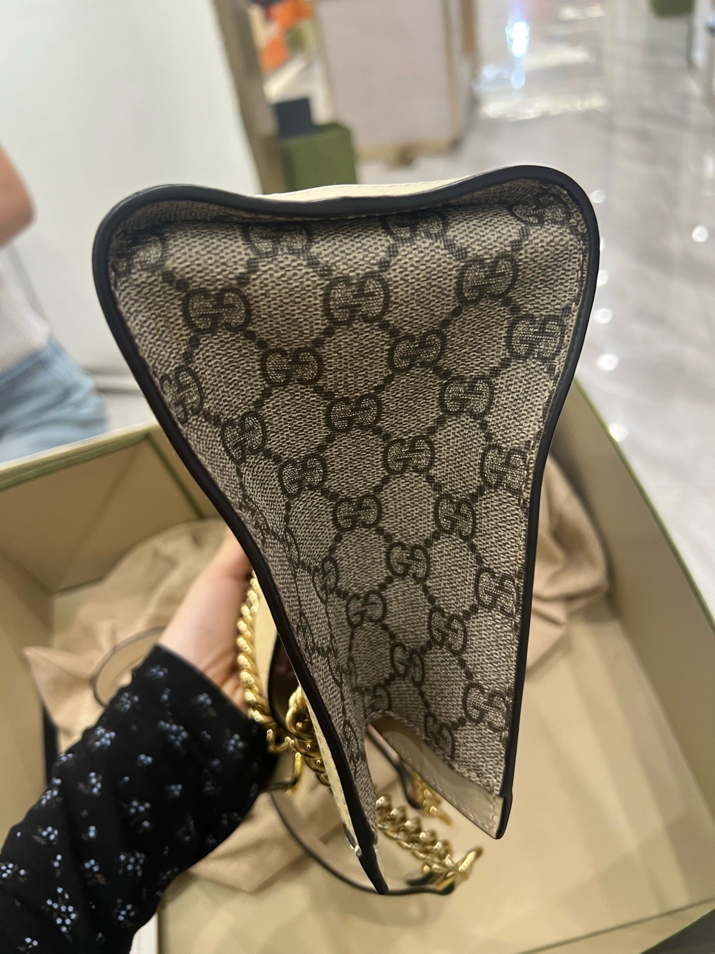Gucci - Padlock - Coated canvas and Leather - Beige - (small)