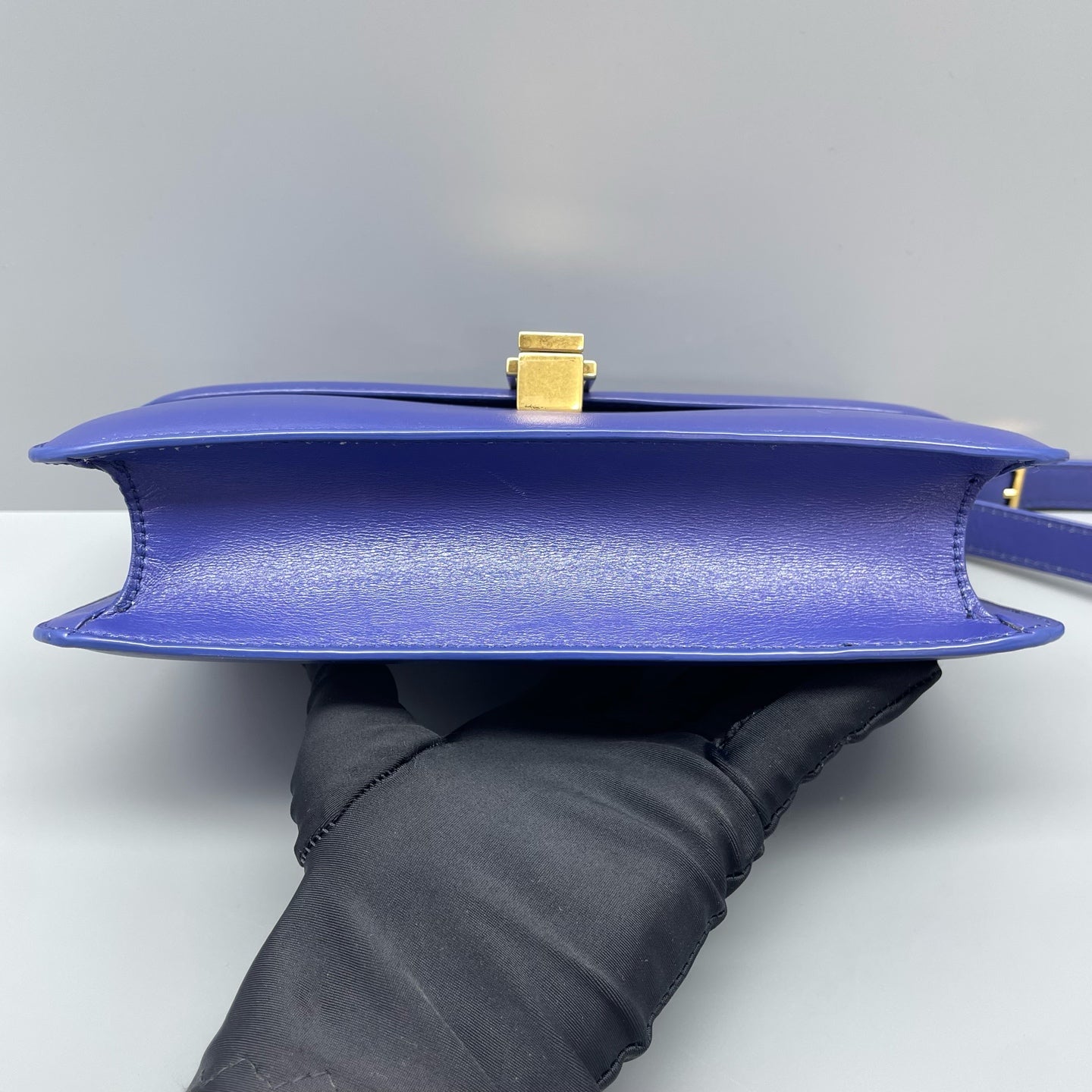 Saint Laurent - Carra Box - Leather - Blue - (small)