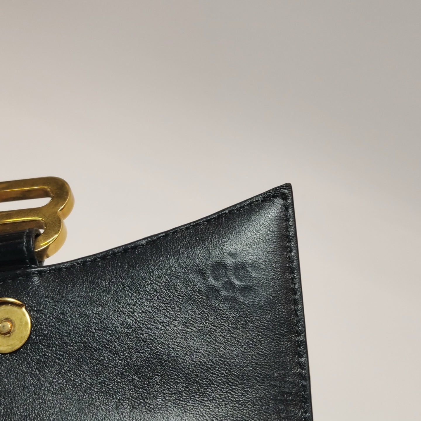 Balenciaga - HOURGLASS - Leather - Black - (Mini)