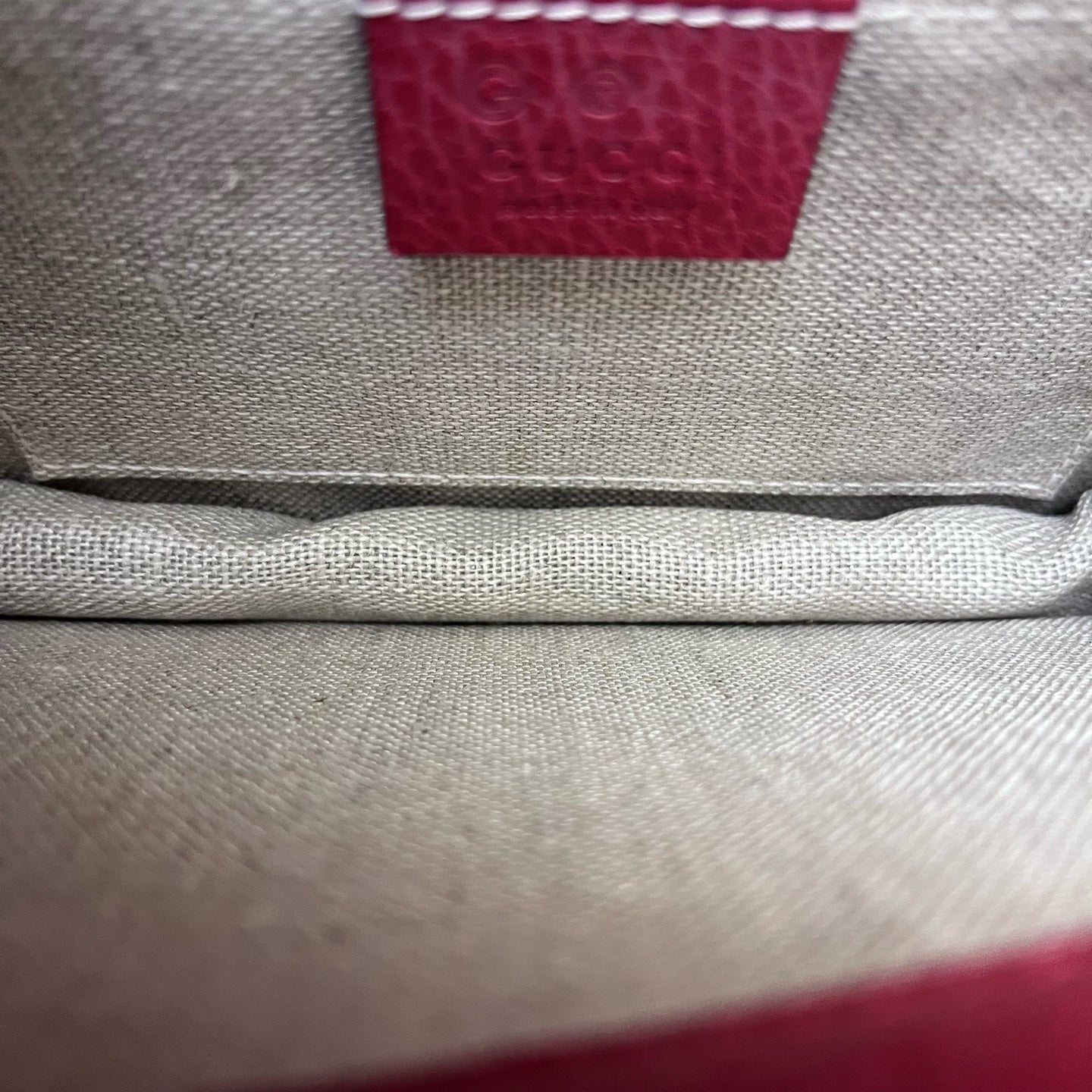 Gucci - Interlocking G Accordion Shoulder Bag - Leather - Red - (small)
