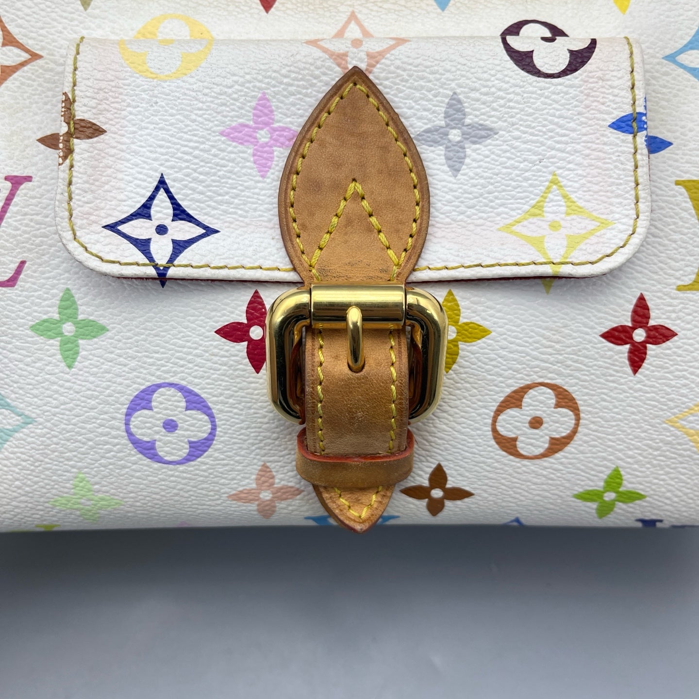 Louis Vuitton - Monogram Multicolore Shoulder Bag - Monogram Multicolore coated canvas with Vachetta leather trim - White, Multicolour - (medium)