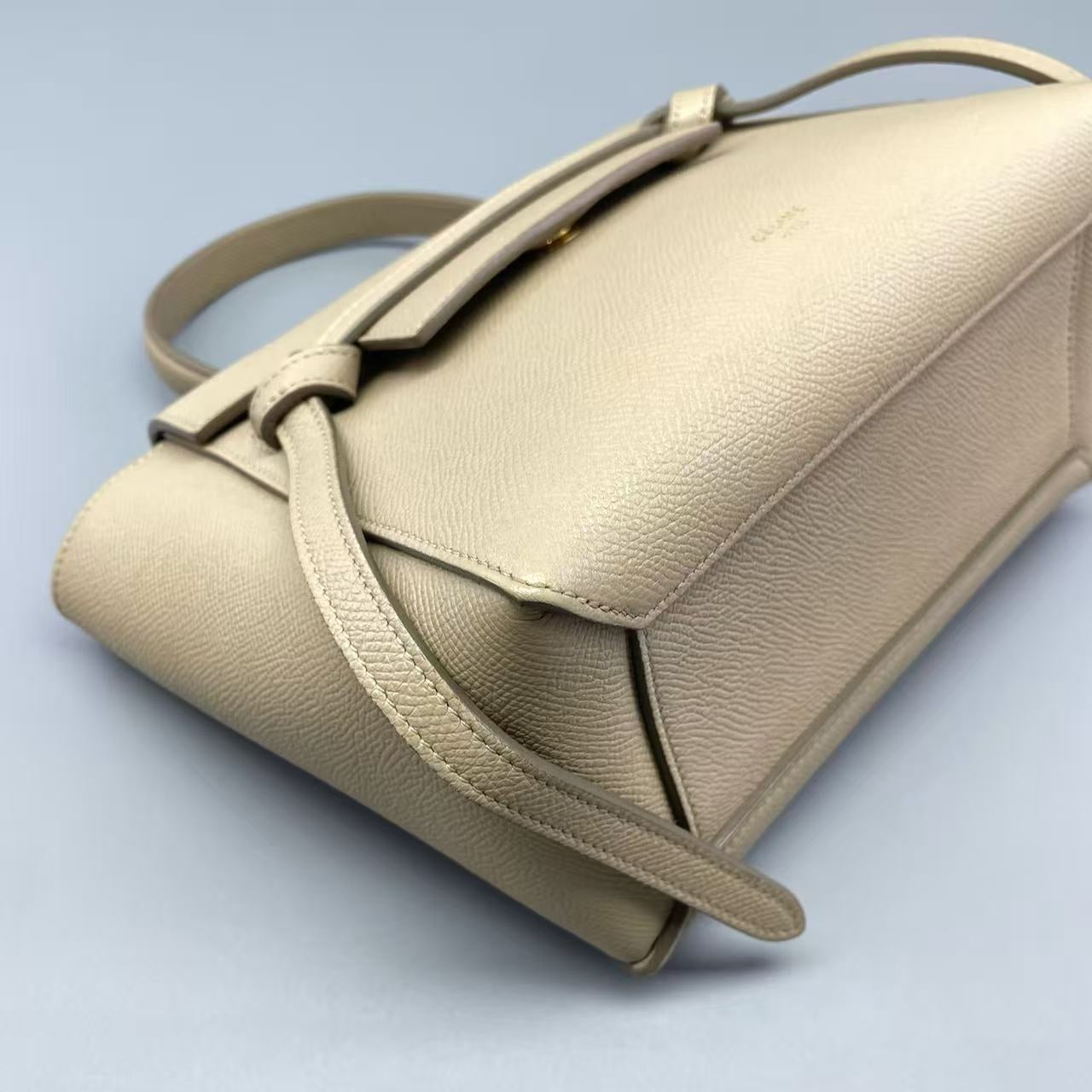Celine - Belt Bag Nano - Grained calfskin leather - Beige - (mini)