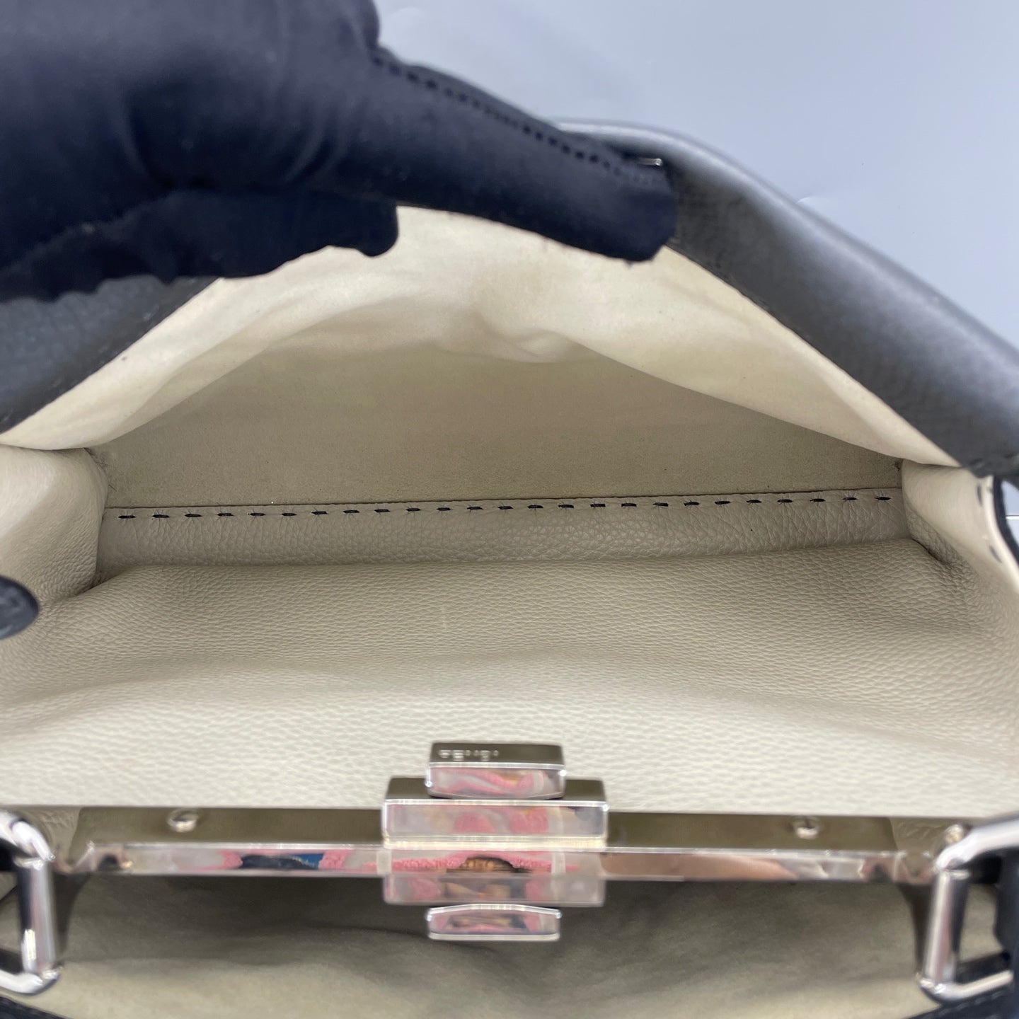 Fendi - Peekaboo - Leather - Grey - (Medium)
