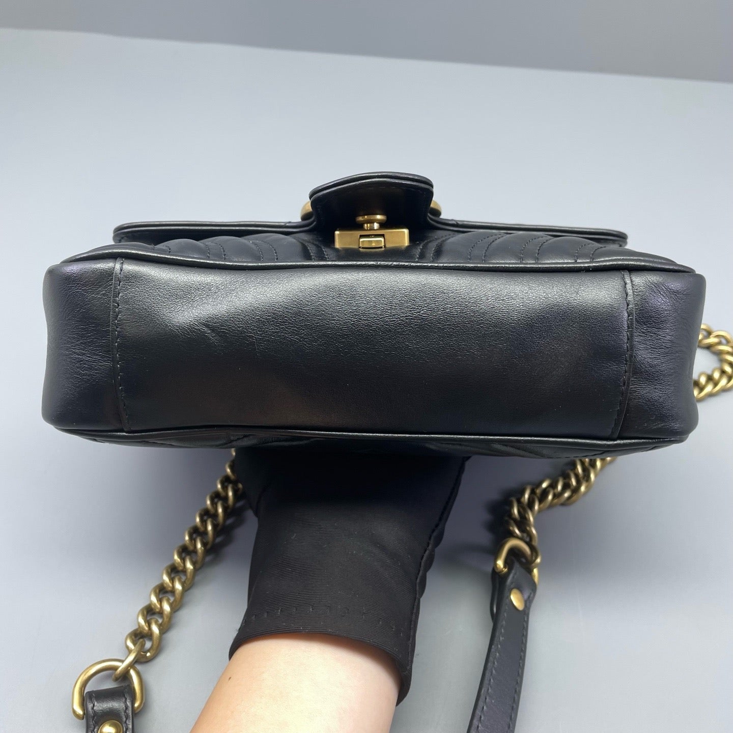 Gucci - Marmont 22 - Leather - Black - (small)