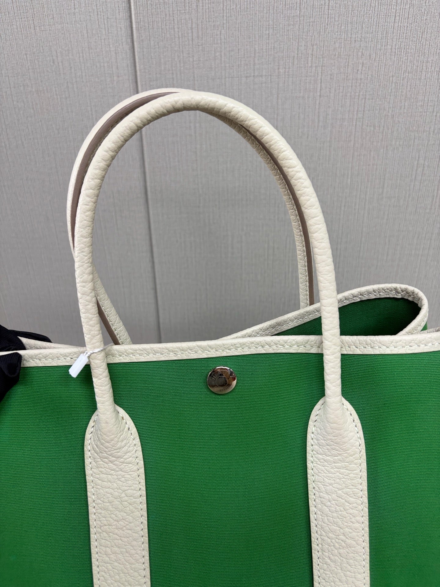 Hermès - Garden Party 30 - Canvas and Negonda Leather - Green and White - (Medium)