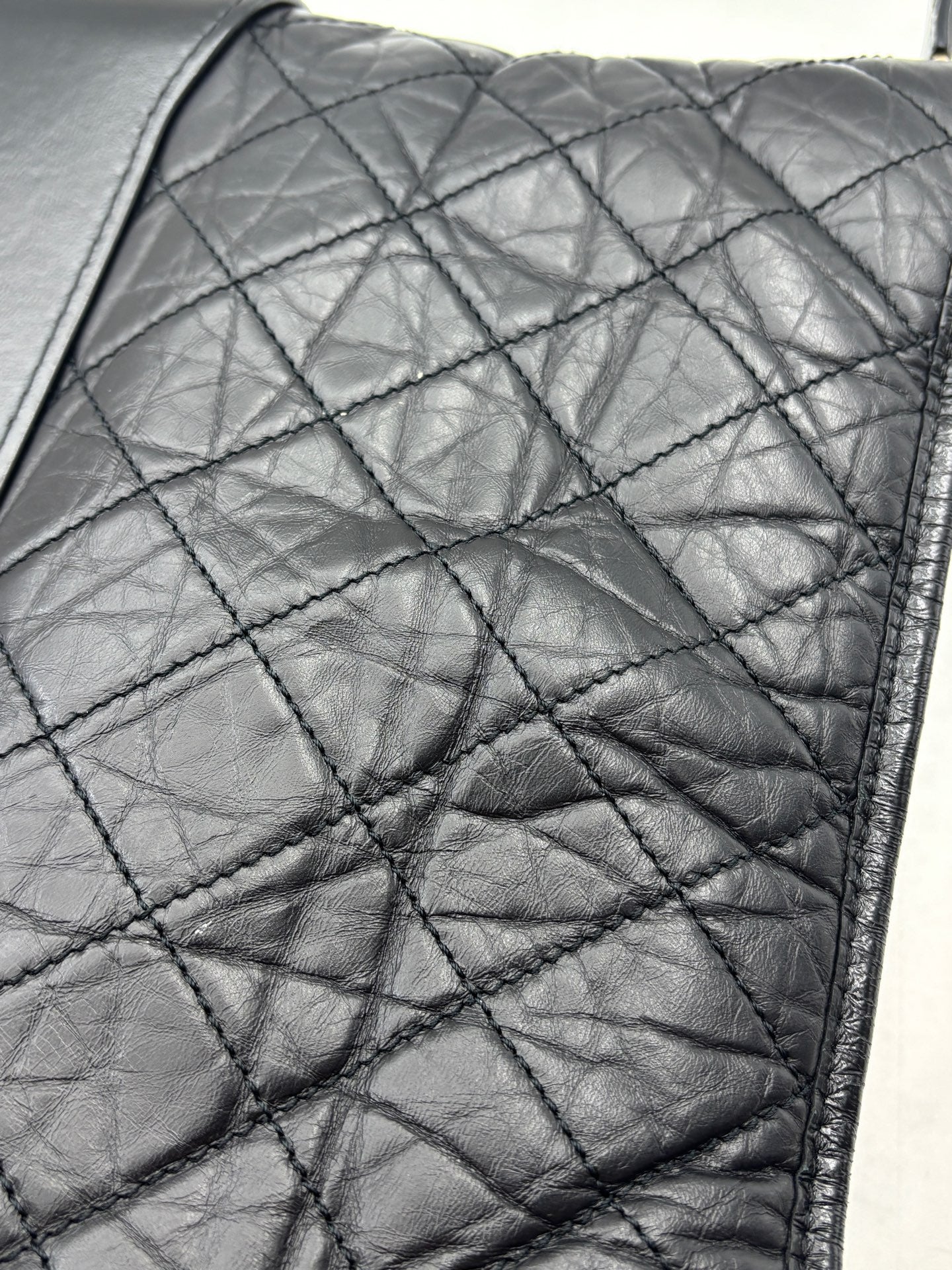 Chanel - Gabrielle Hobo Bag - Calfskin leather - Black with Gold-Tone and Silver-Tone Hardware - (Medium)