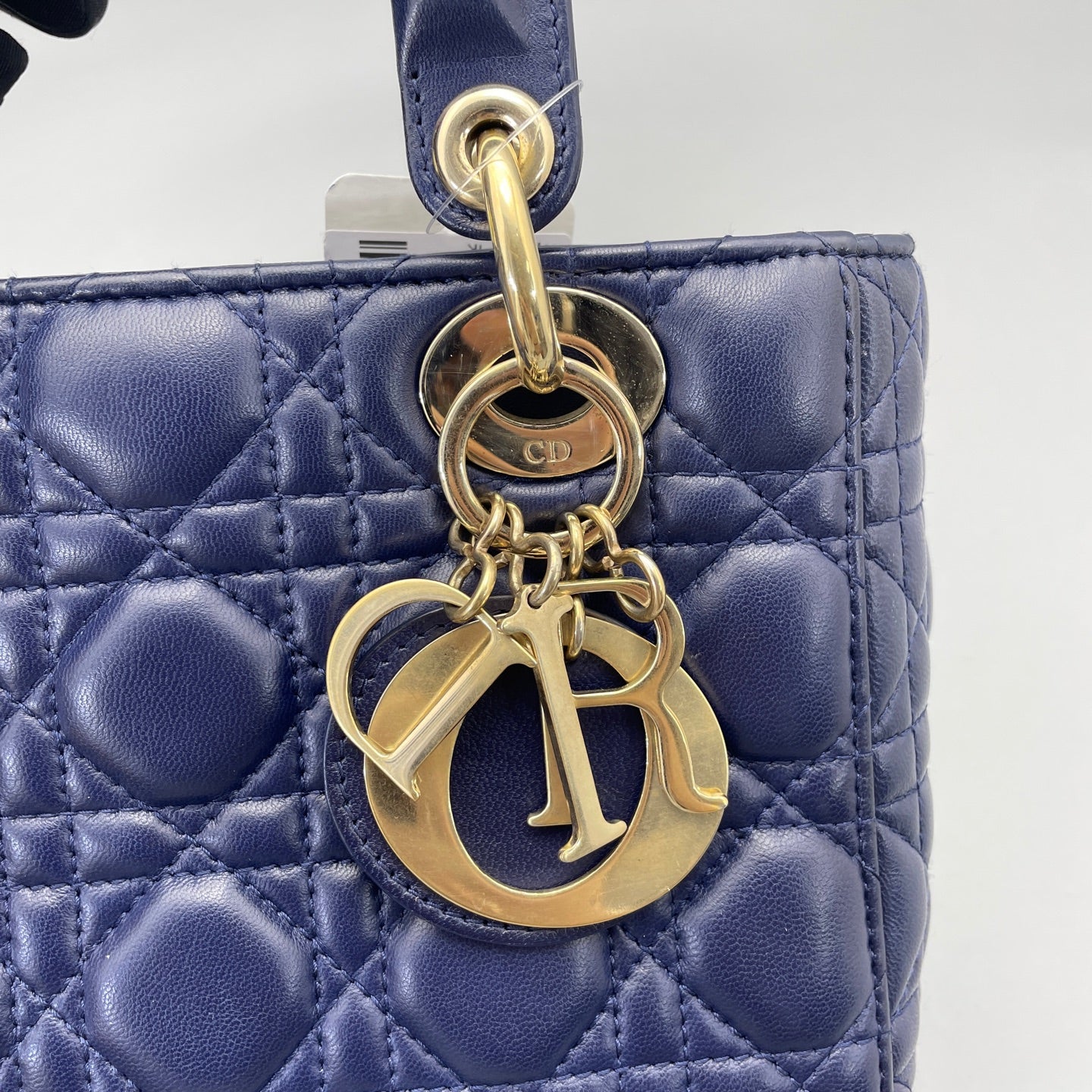 Dior - Lady Dior - Leather - Blue - (mini)