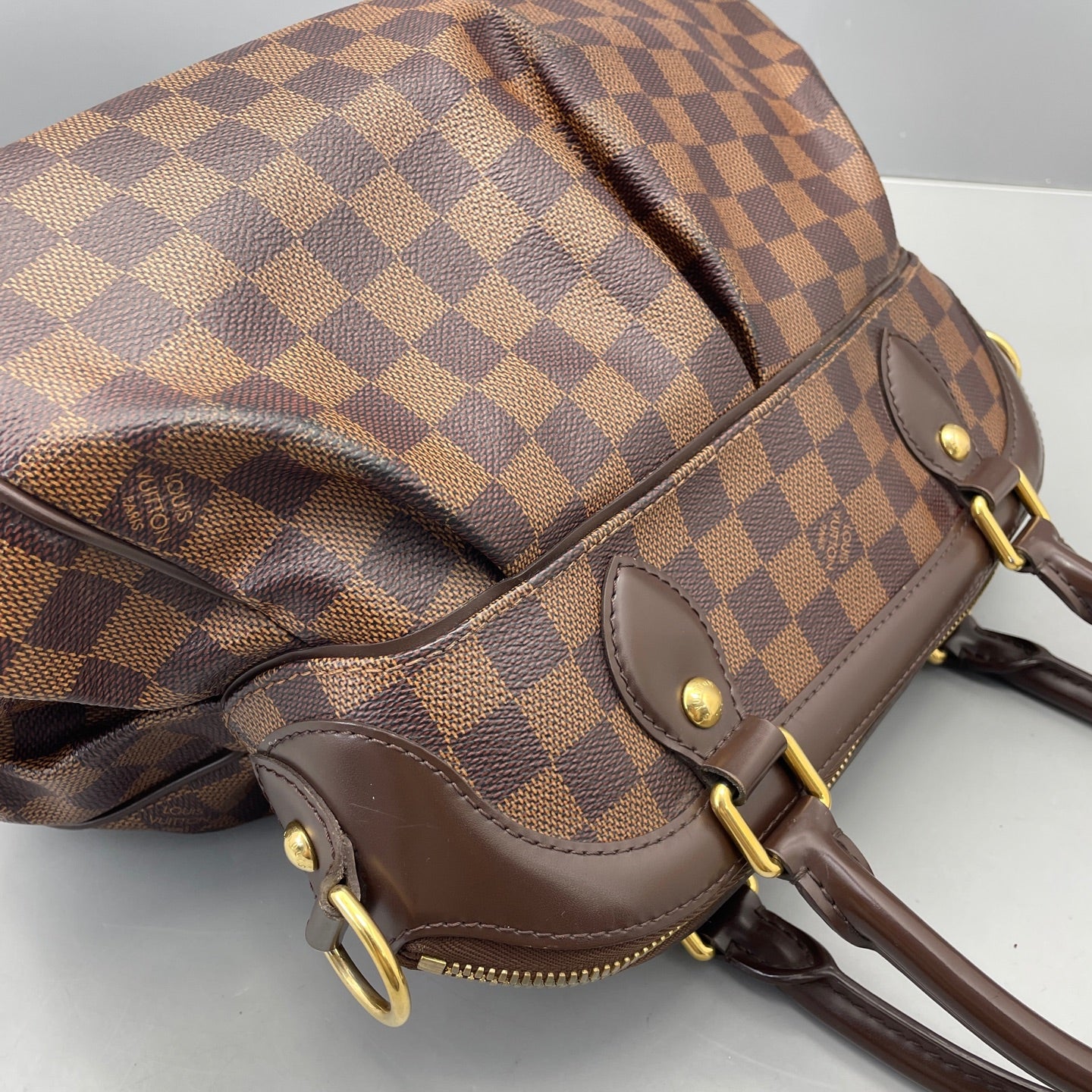Louis Vuitton - Tivoli GM - Damier Ebene canvas with cowhide leather trim - Brown - (medium)
