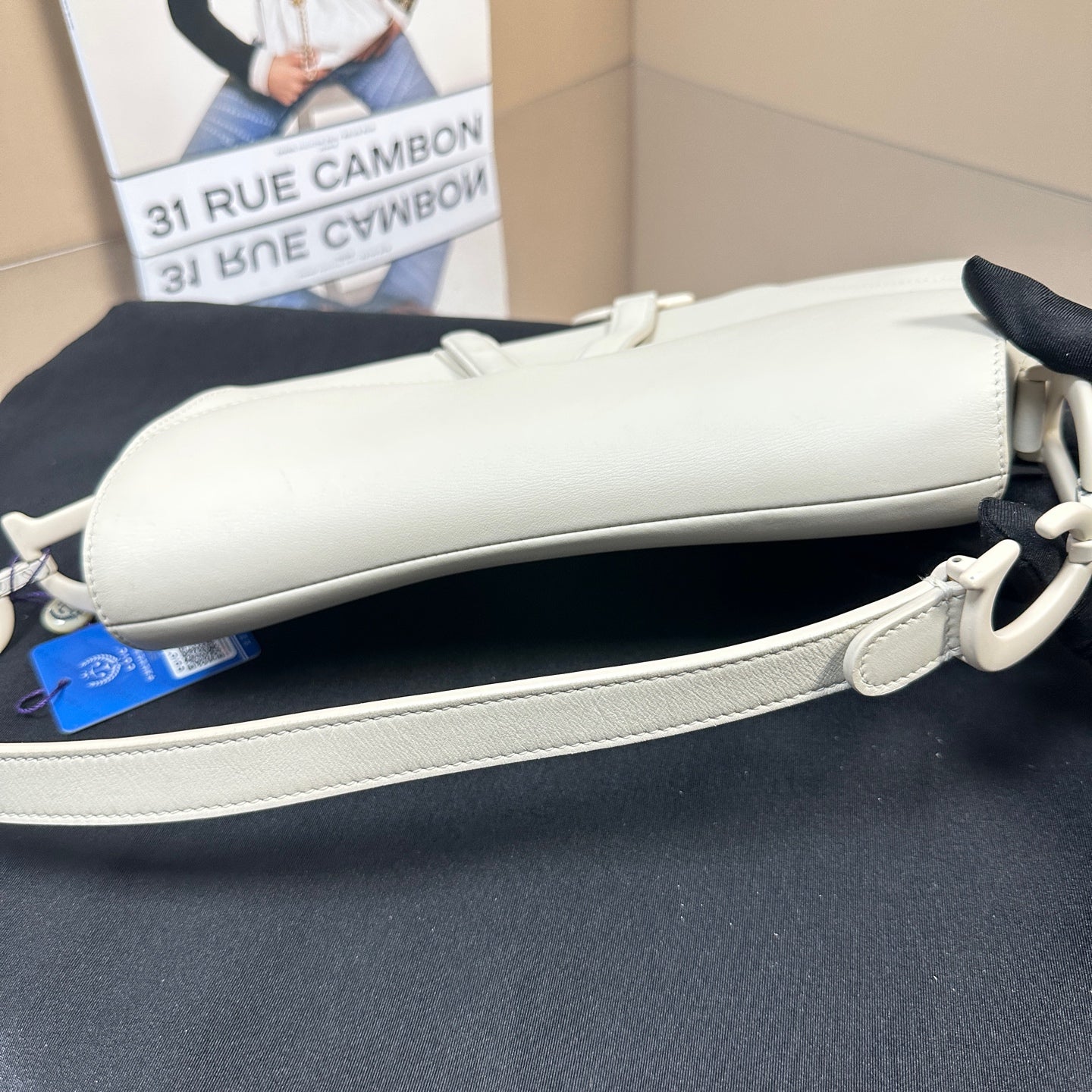 Dior - Saddle Bag - Leather - White - (medium)