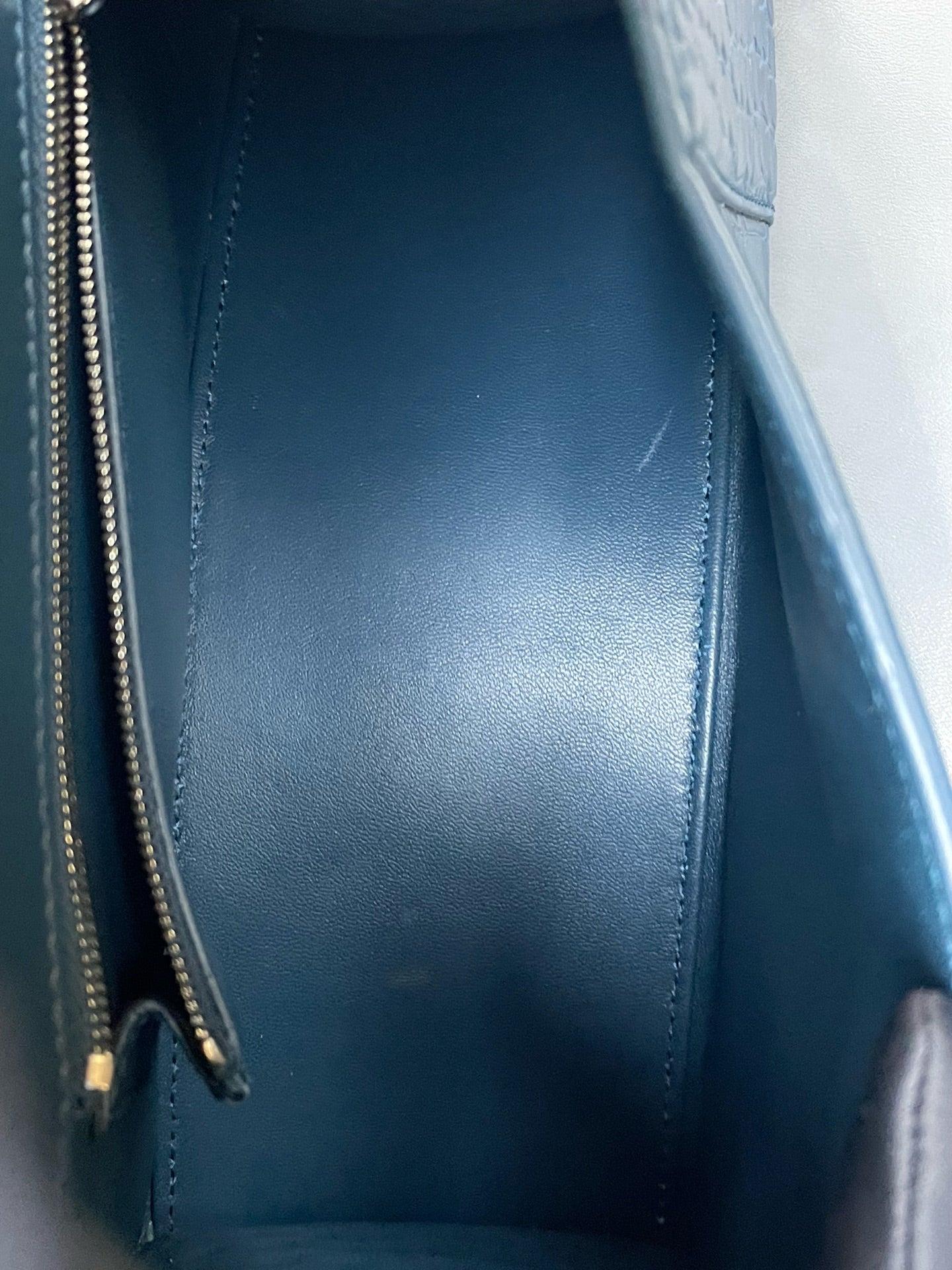 Balenciaga - Hourglass XS - Leather - Midnight Blue with Silver-Tone Hardware - (small)