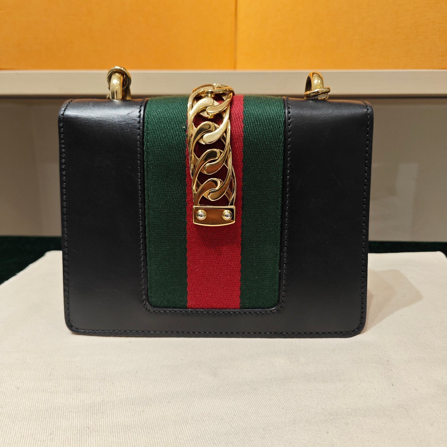Gucci - Sylvie - Leather - Black - (small)