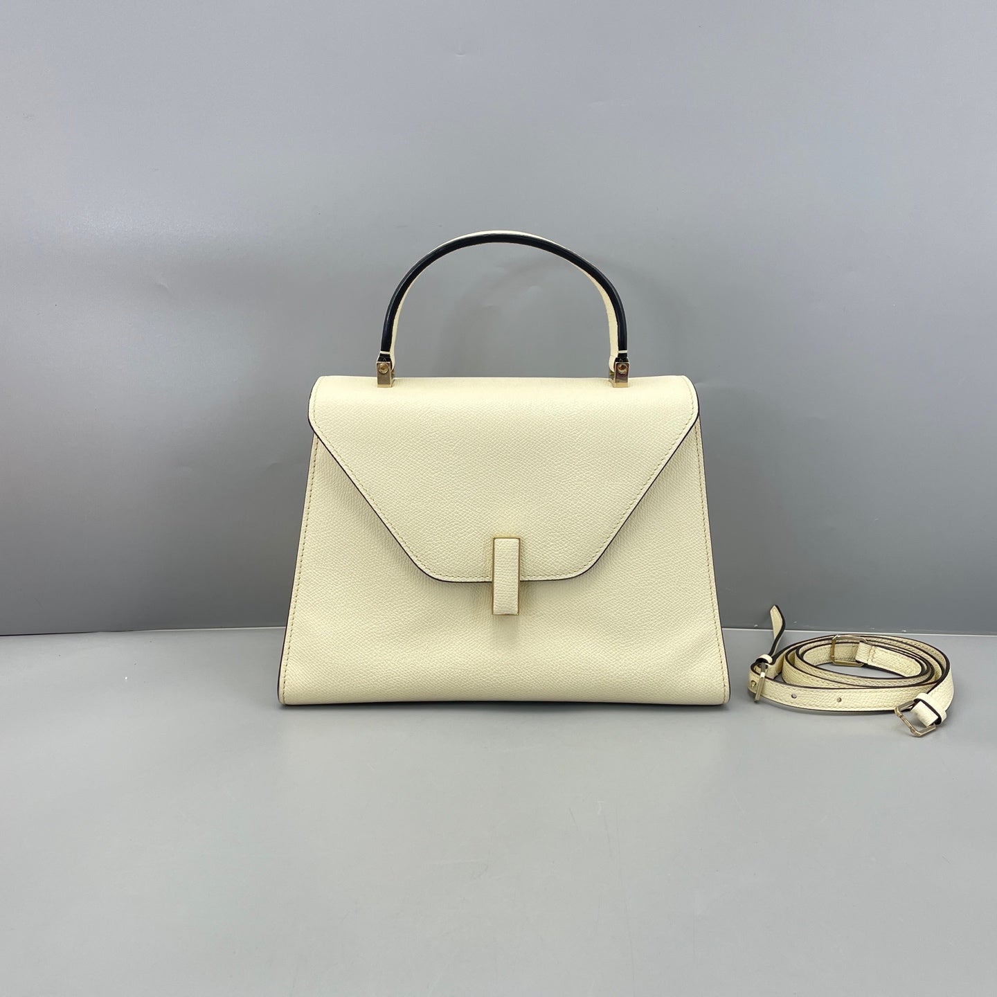 Valextra - Iside - Grained calfskin leather - White - (medium)