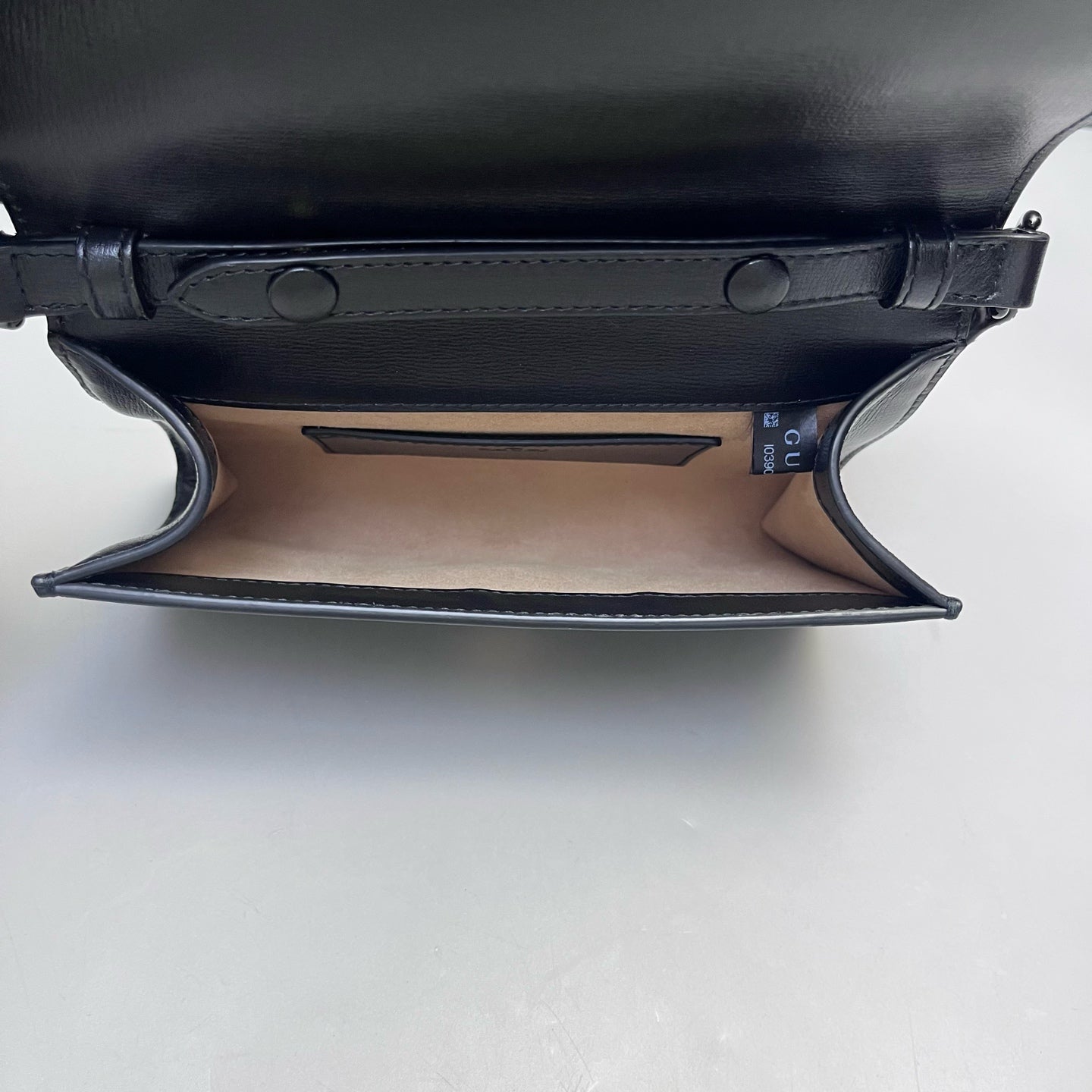 Gucci - Horsebit 1955 Wallet on Chain (WOC) - Grained leather - Black - (mini)