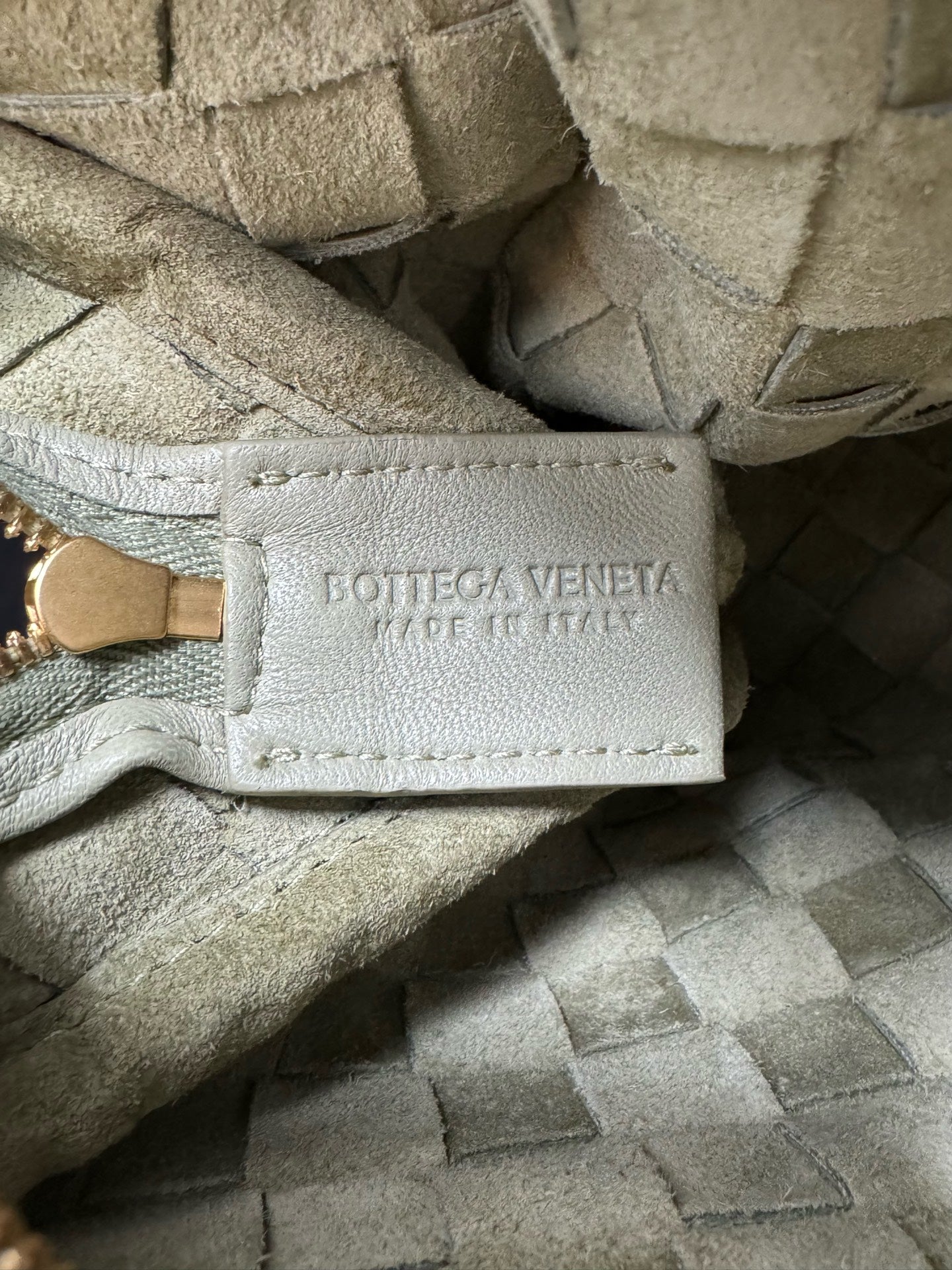Bottega Veneta - Small Loop Camera Bag (Item 680255V1G112916) - Lambskin leather - Green - (small)