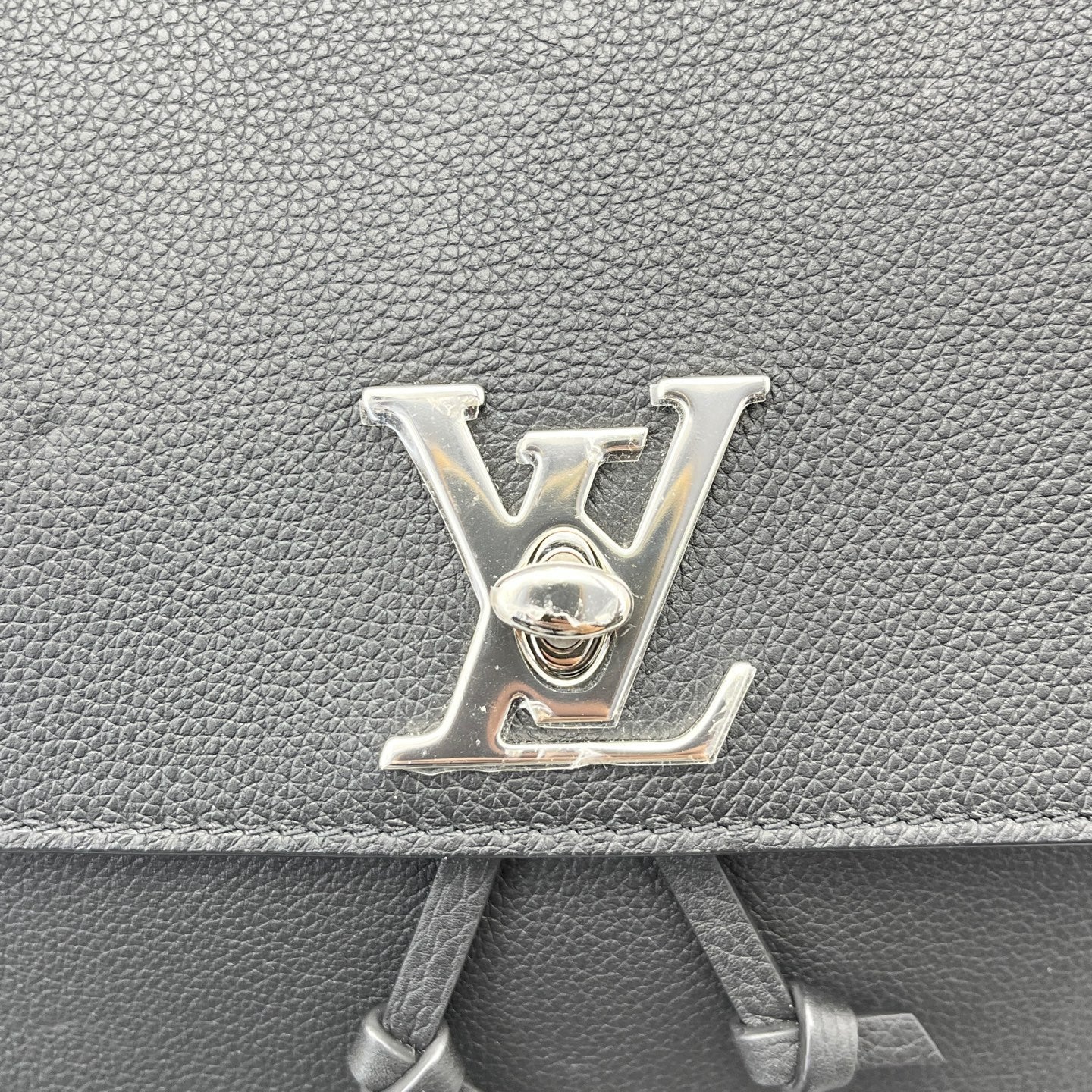 Louis Vuitton - Lockme Backpack - Leather - Black - (small)