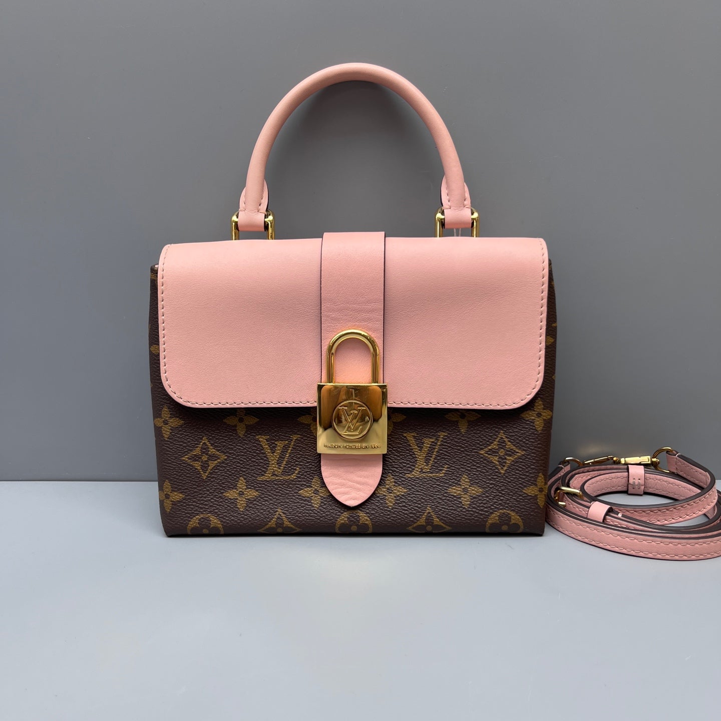 Louis Vuitton - Locky BB - Monogram coated canvas and Leather - Brown and Pink - (mini)