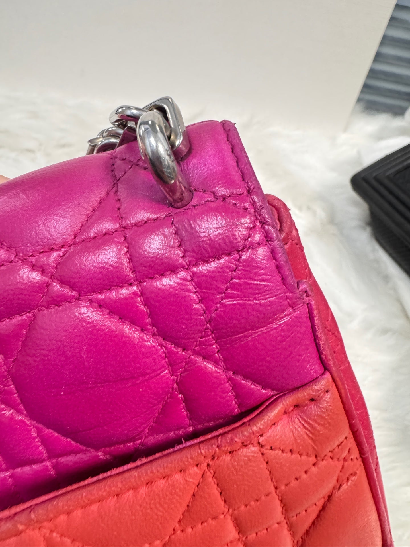 Dior - Diorama Flap Bag - Lambskin leather - Multicolour - (small)