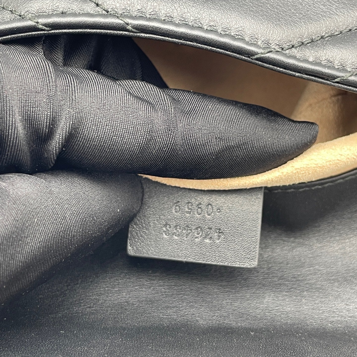 Gucci - GG Marmont Super Mini - Leather - Black - (mini)