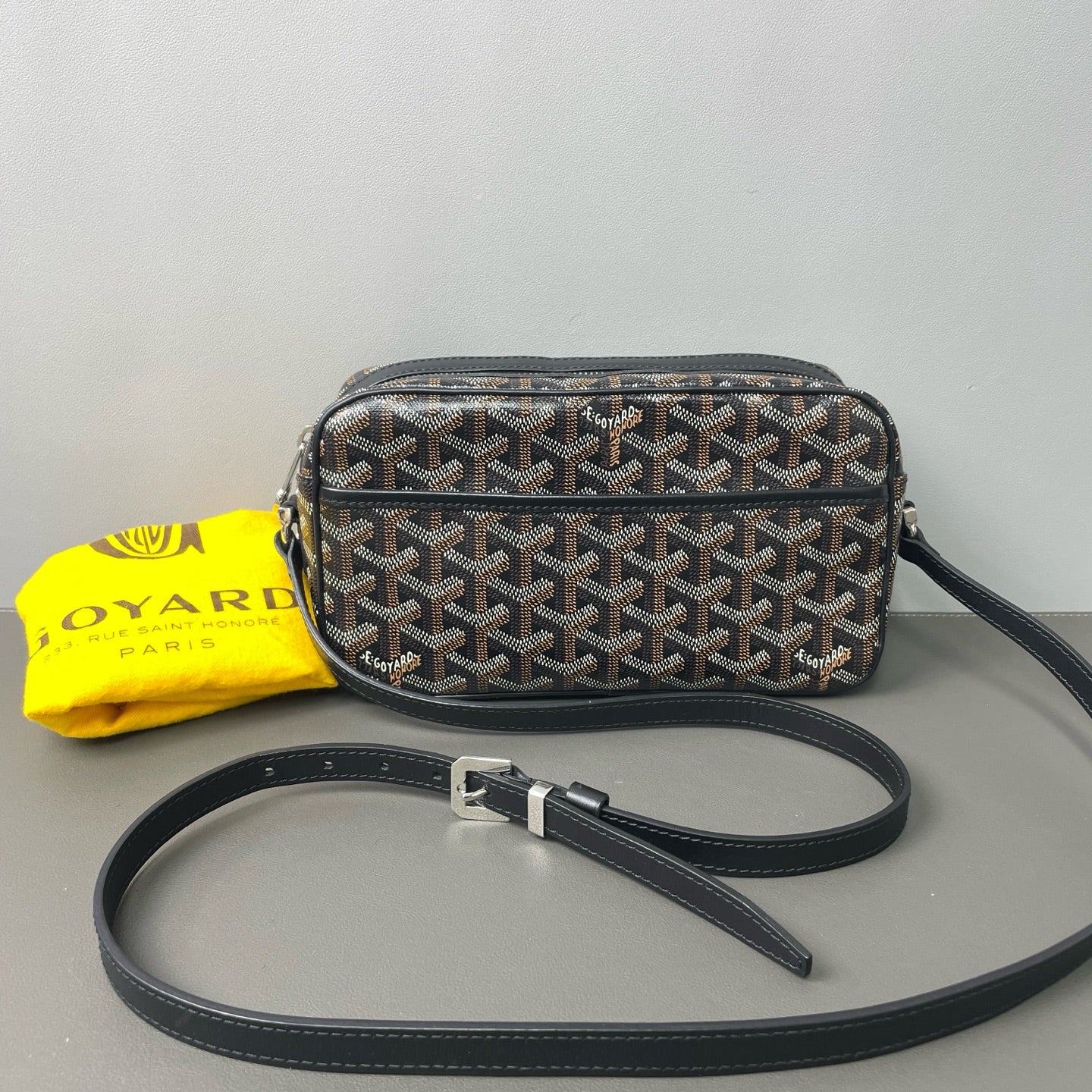 Goyard - Cap-Vert - Goyardine canvas with leather trim - Black - (Small)