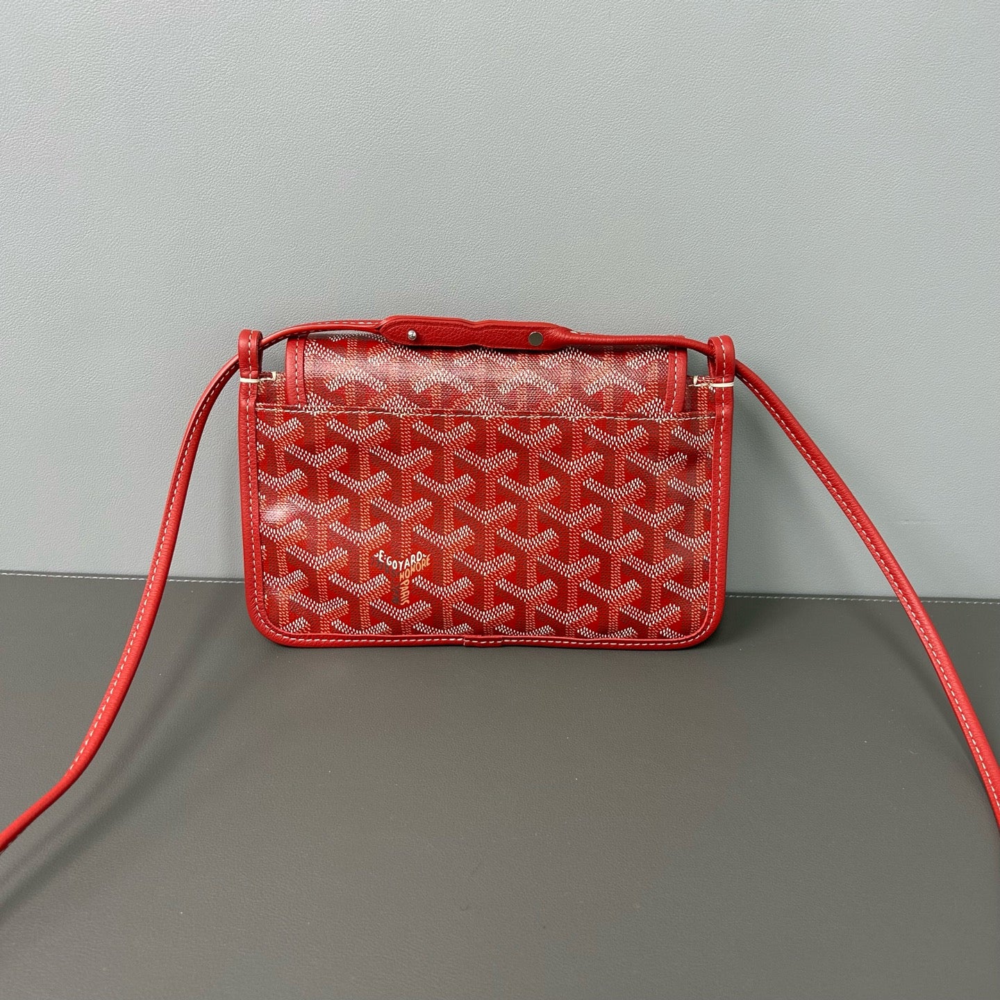 Goyard - Plumet - Goyardine canvas and leather - Red - (mini)