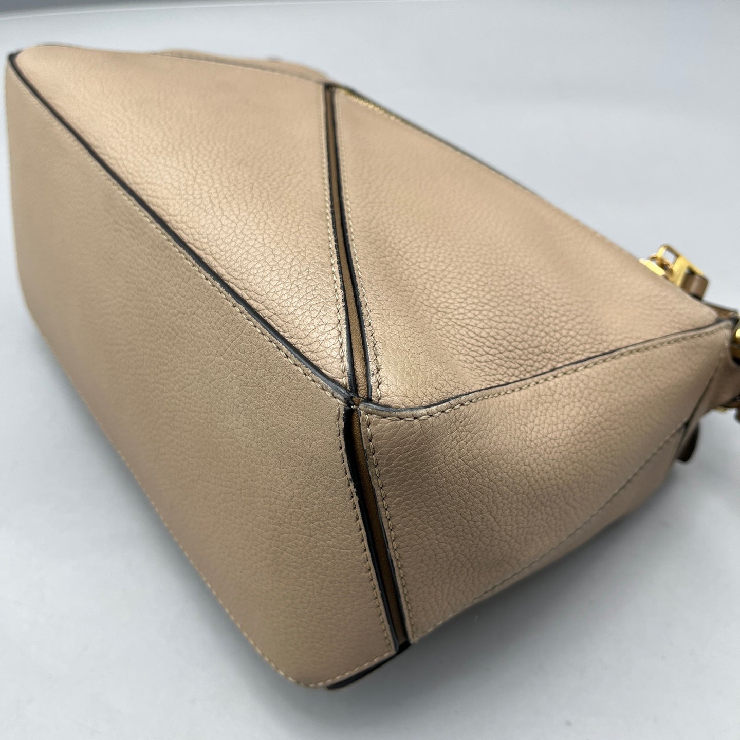 Loewe - Puzzle bag - Grained calfskin leather - Beige - (Small)