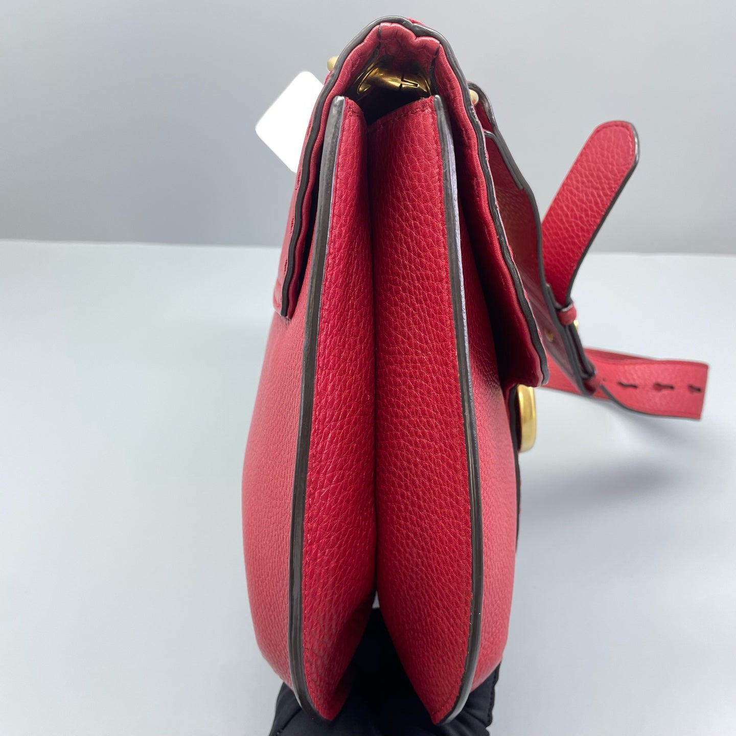 Gucci - Dionysus Tiger Head Saddle Bag - Grained leather - Red - (medium)