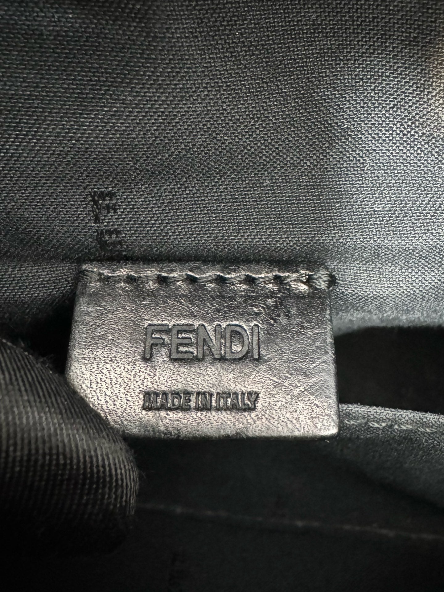 Fendi - Lui Messenger Bag - Leather - Grey - (mini)