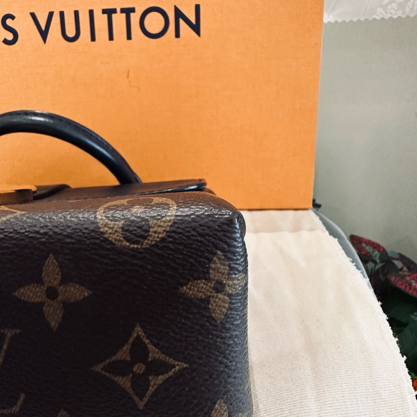 Louis Vuitton - Black Padlock BB - Monogram coated canvas and leather - Black and Brown - (mini)