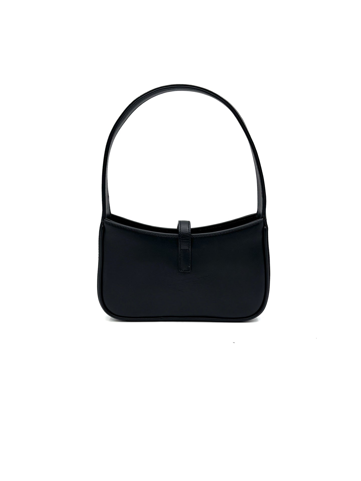 Saint Laurent - LE 5 À 7 Hobo Bag - Patent leather - Black - (mini)