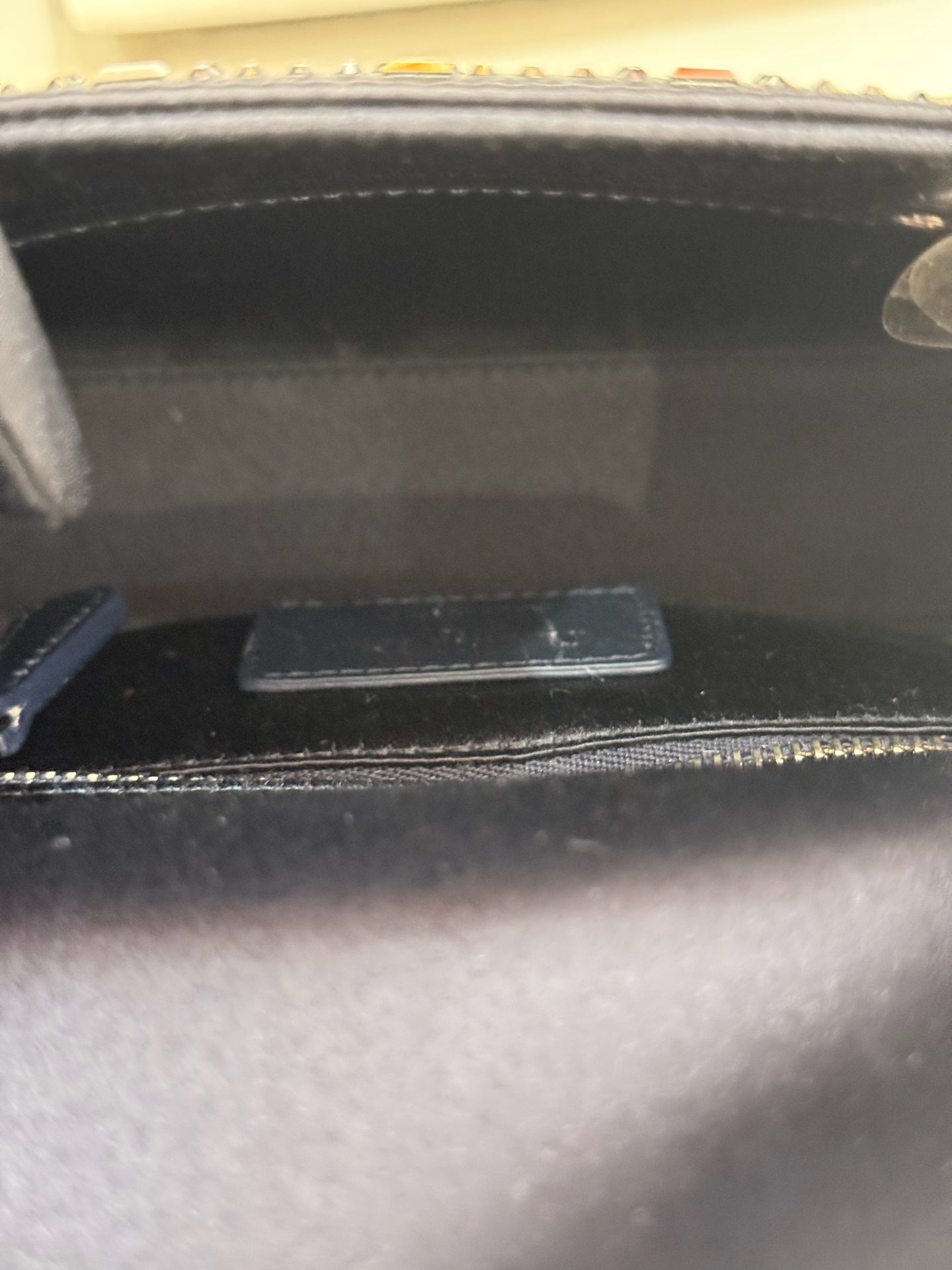 Dior - Lady Dior Mini - Satin with Crystal Embellishments - Navy Blue - (mini)