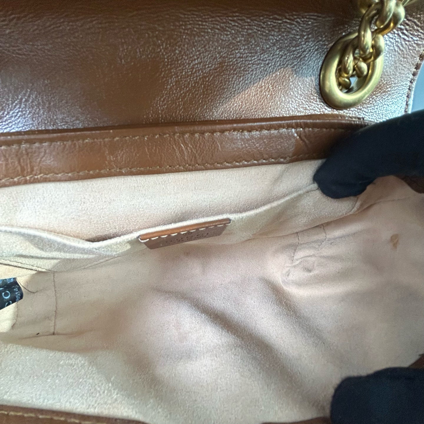 Gucci - GG Marmont Matelassé Shoulder Bag 22 - Leather - Brown - (Medium)